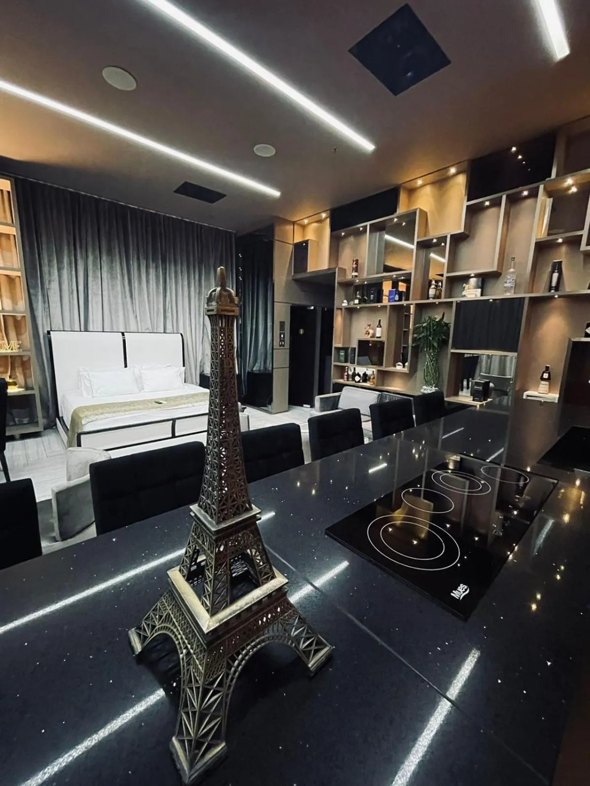 Seating area in 1Million Luxury Suites