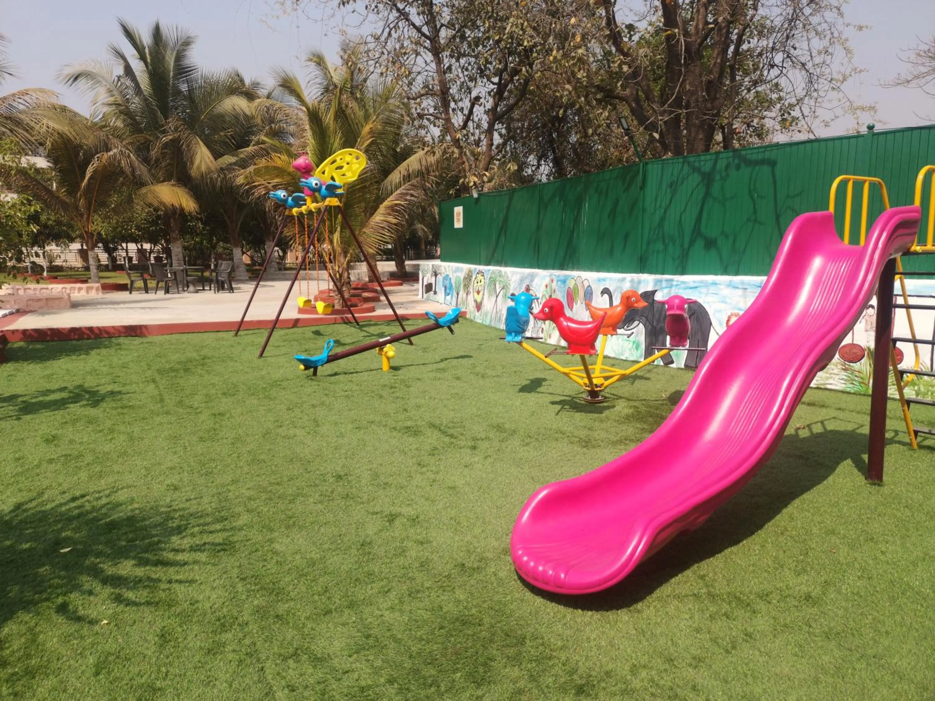 Children play ground in Raaj Resort