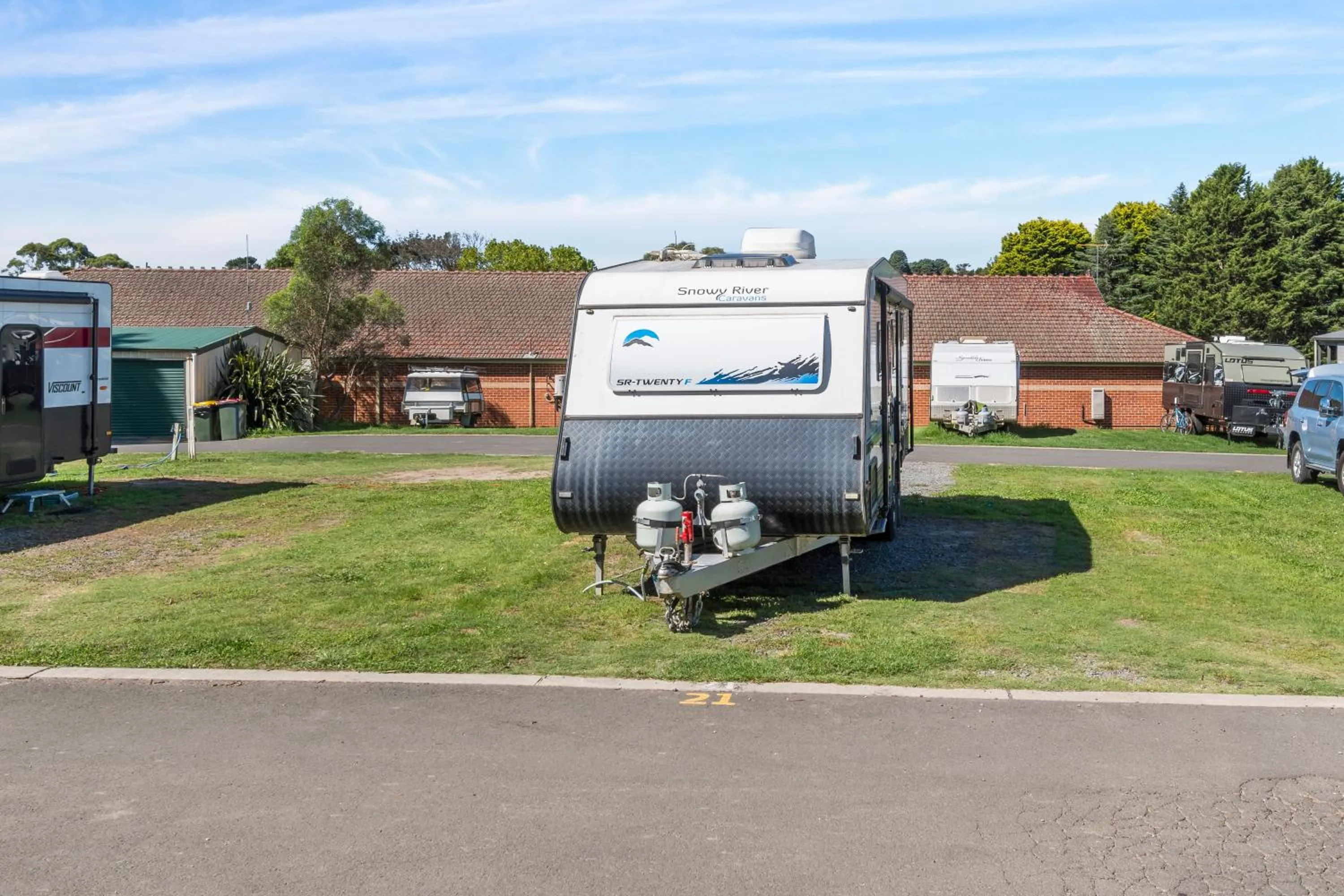 Natural landscape in Moss Vale Holiday Park
