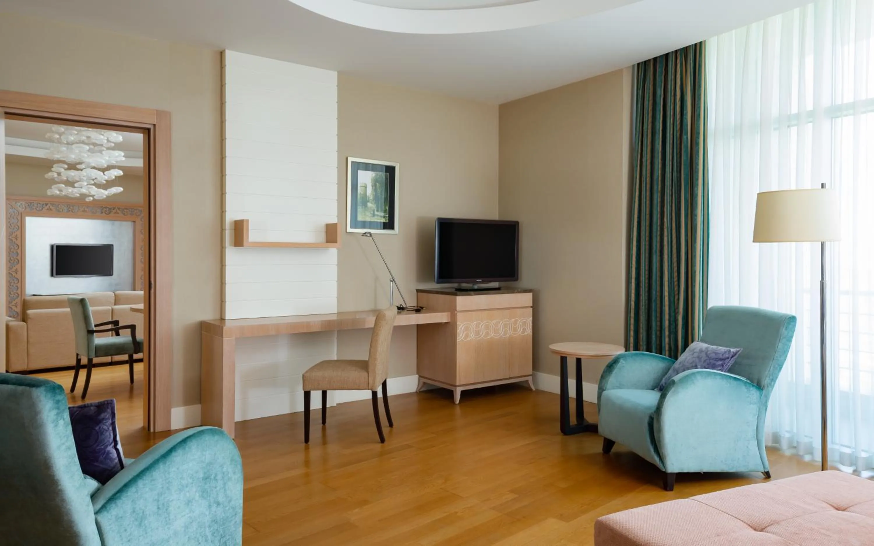 Seating area in Badamdar Hotel and Residences