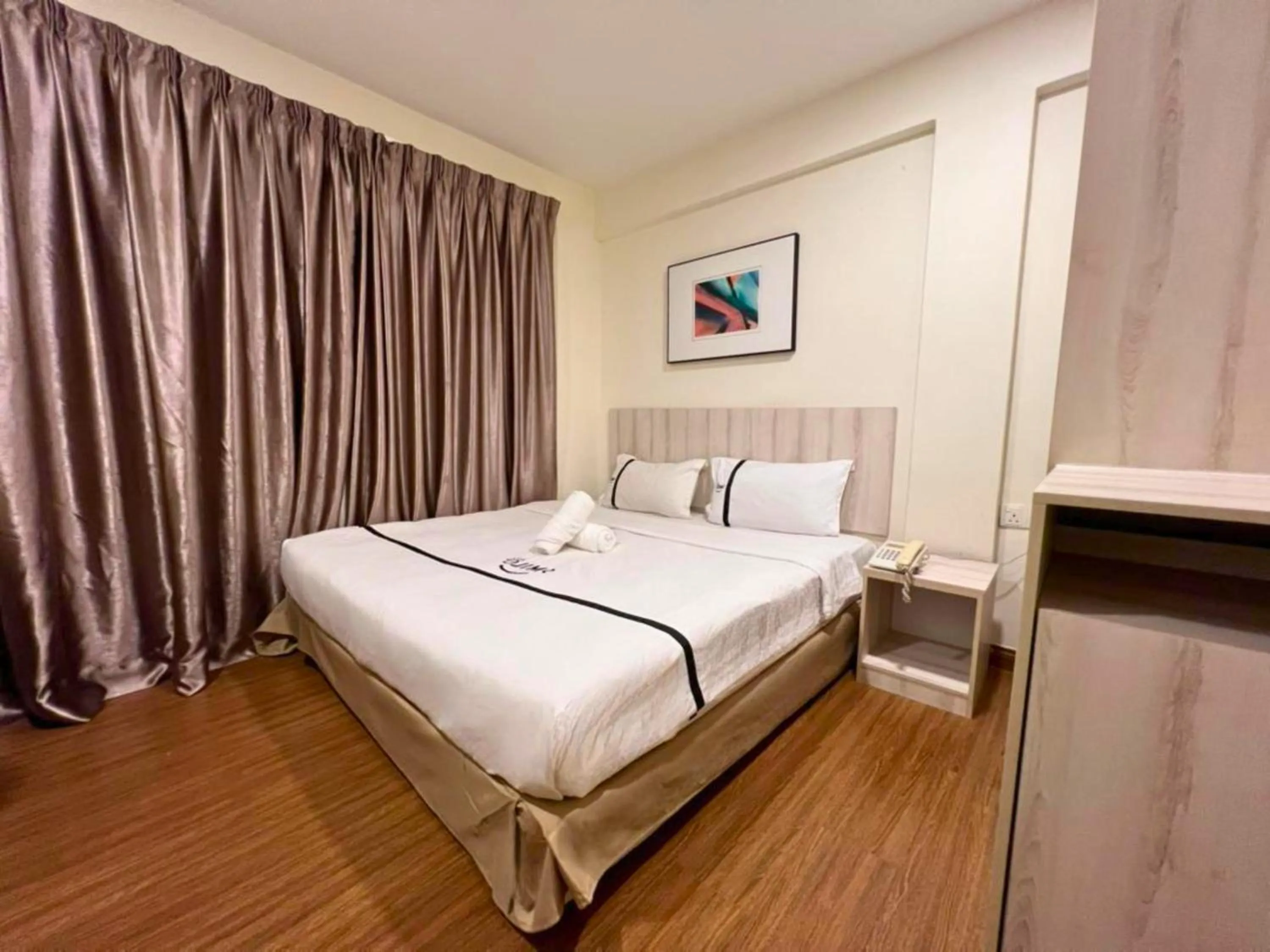 Bed in Smile Hotel Cheras Taman Segar