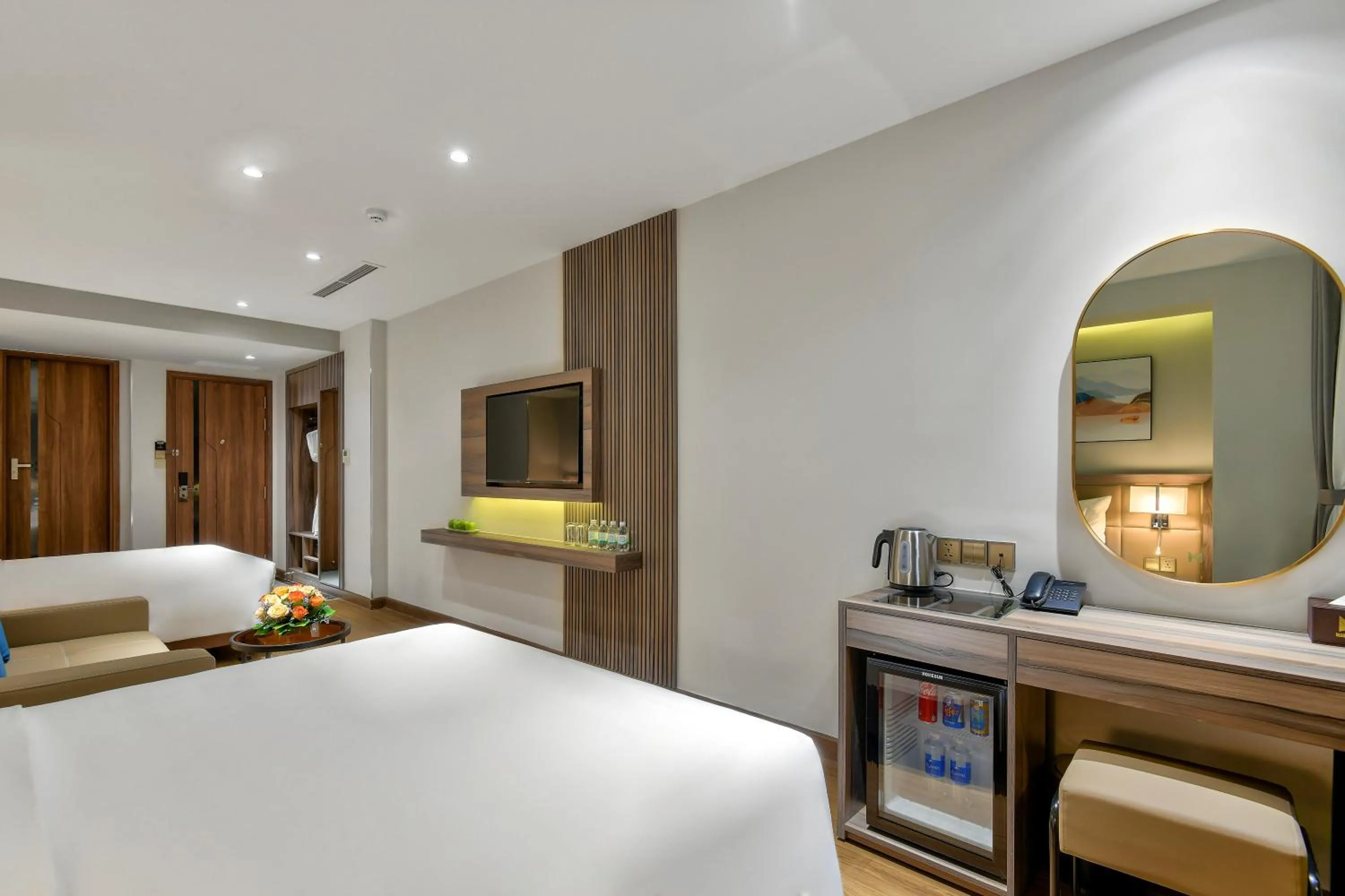 Bed in Maris Hotel Nha Trang