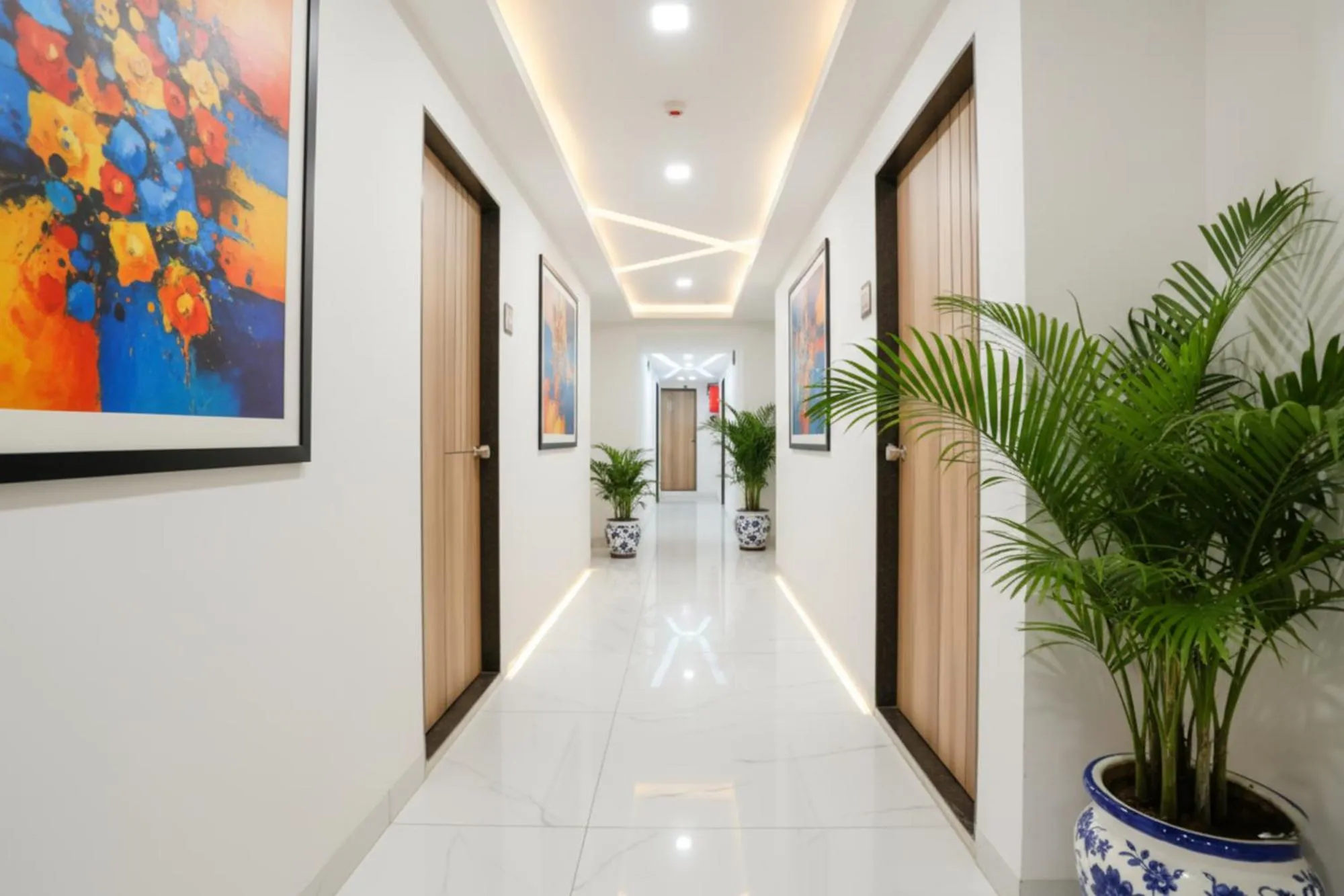 Lobby or reception in FabHotel Vrundavan, Athwa