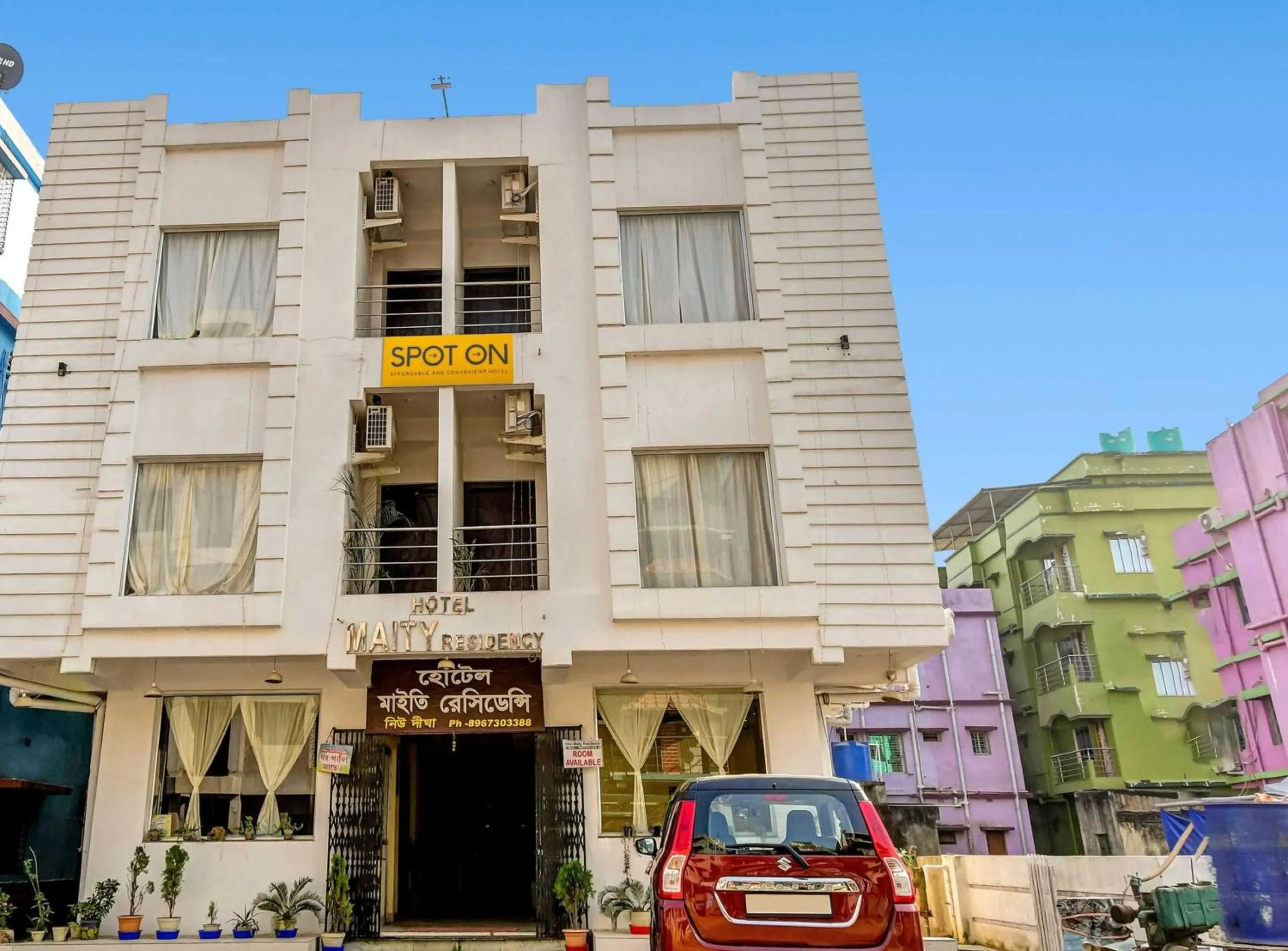 Facade/entrance in Hotel O MAITY RESIDENCY