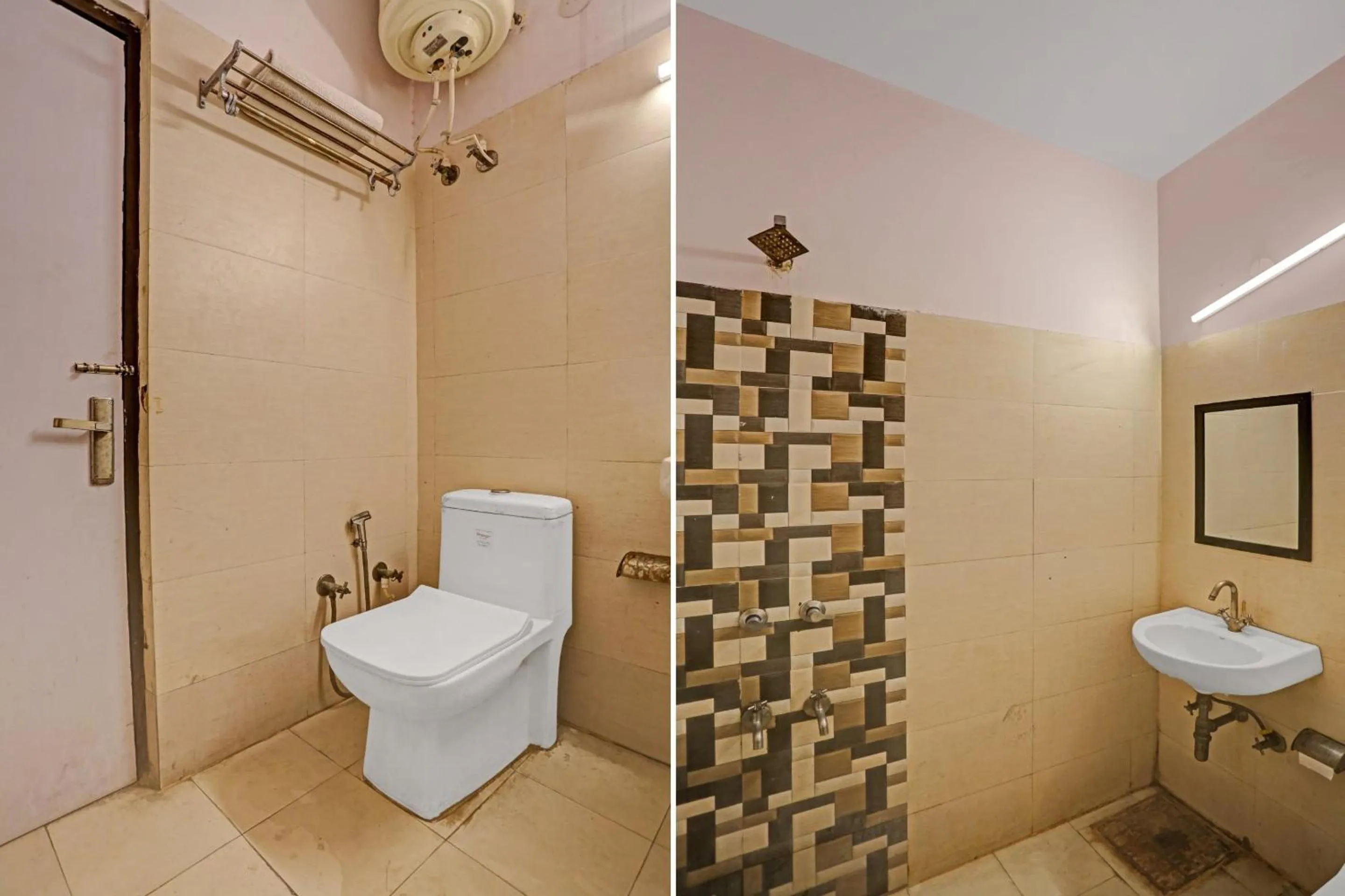 Bathroom in Hotel O Raas Near Hira Sweet