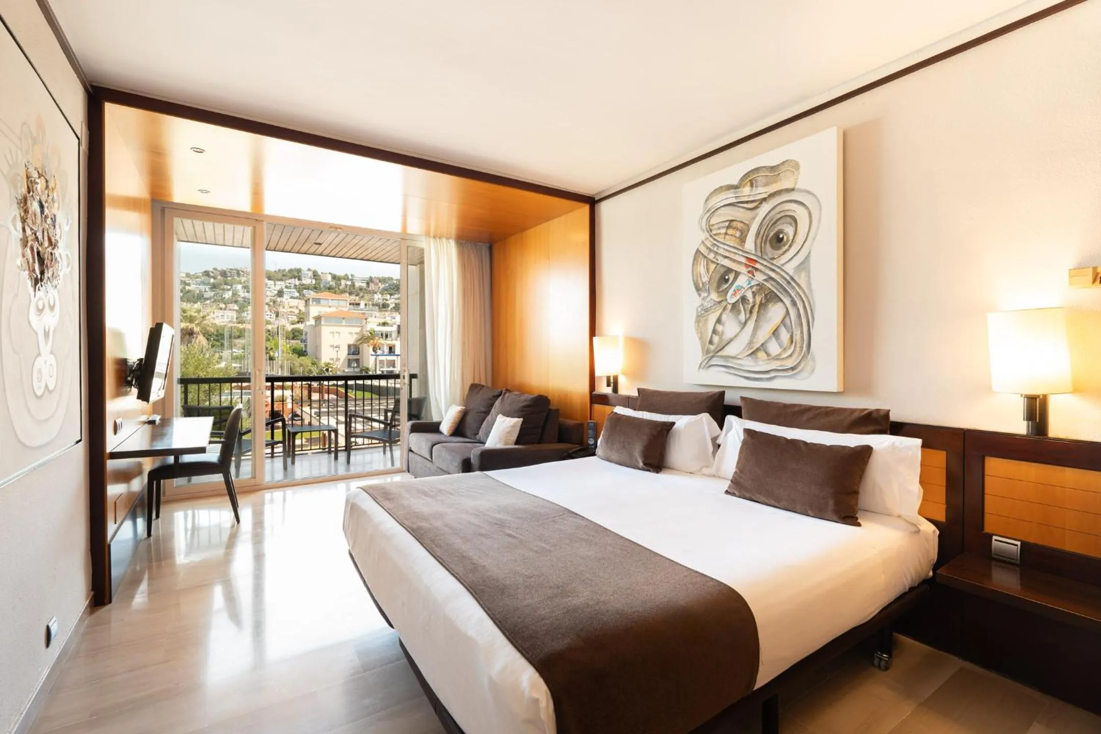 View (from property/room), Bed in Estela Barcelona