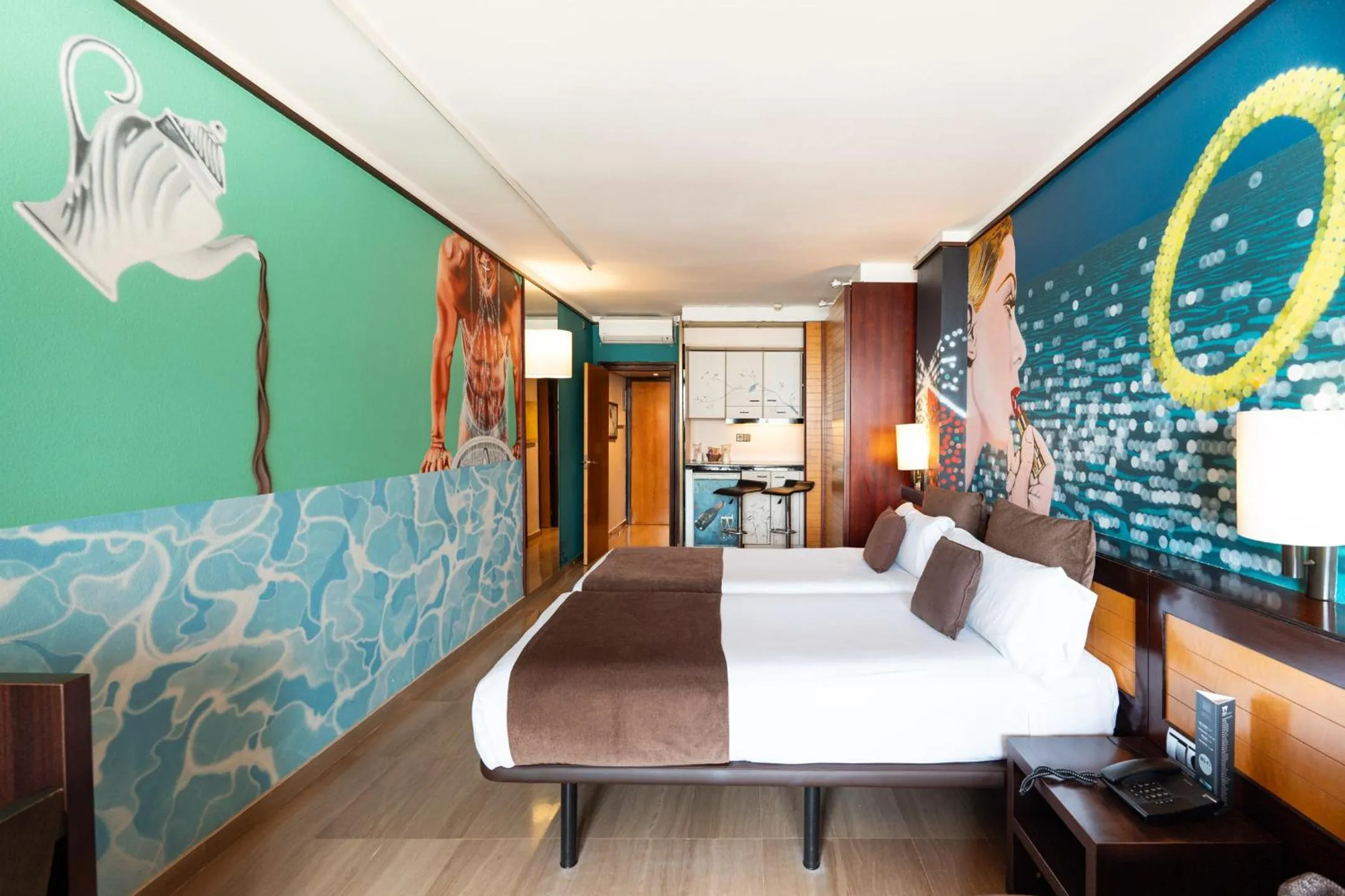 Bedroom, Bed in Estela Barcelona