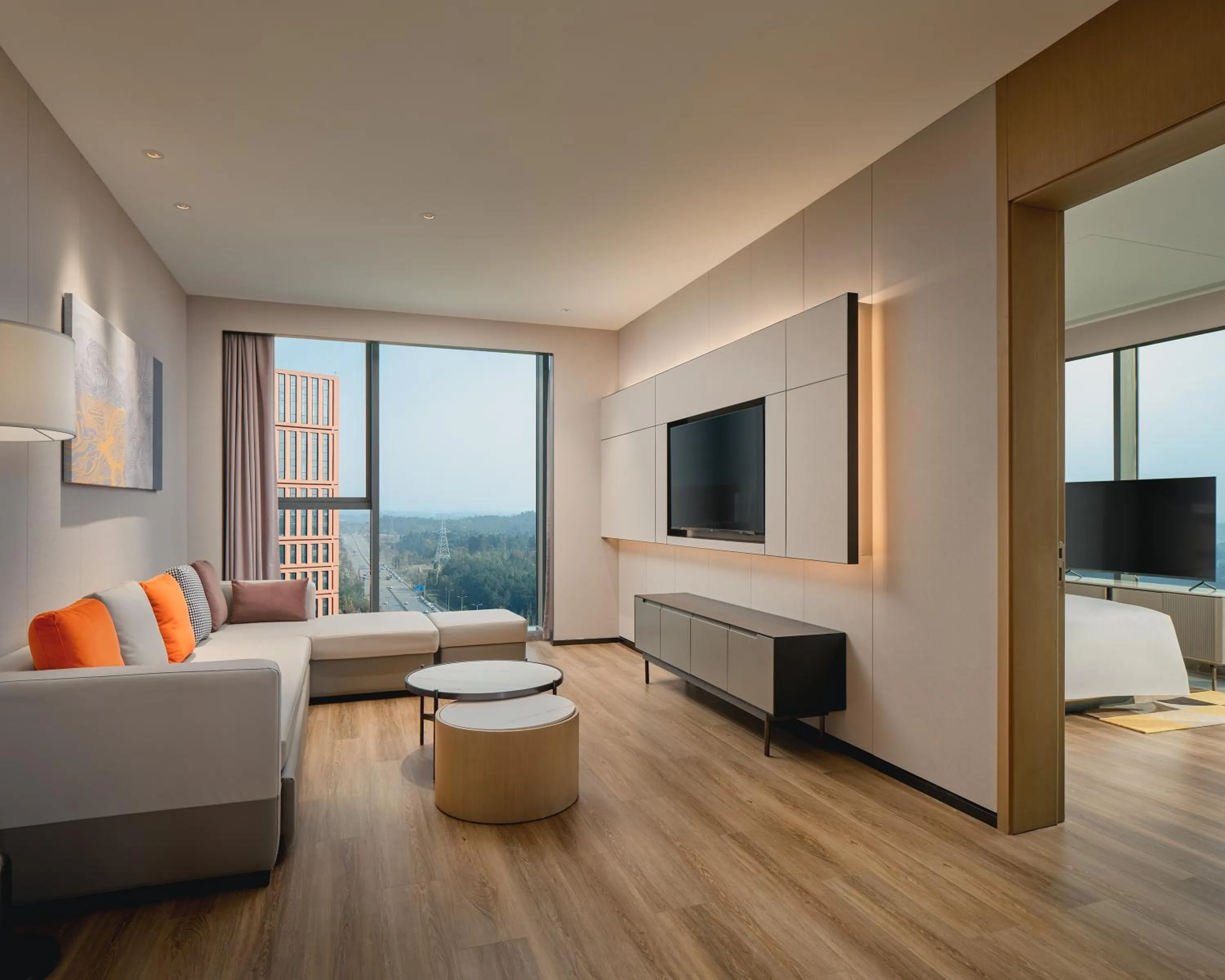 Living room in Hyatt Place Chengdu Bio-Town