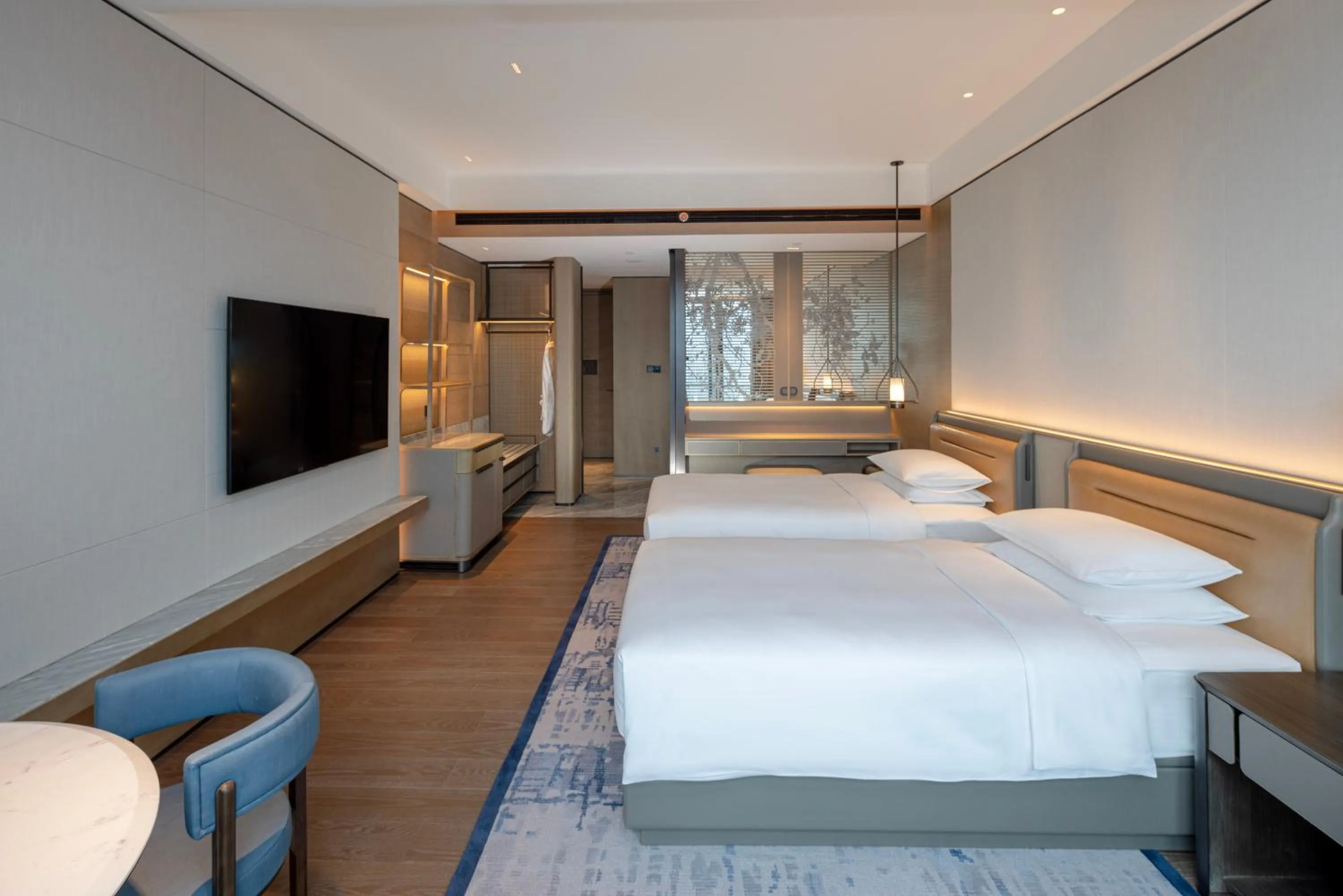 Bed in Hyatt Regency Hangzhou International Airport