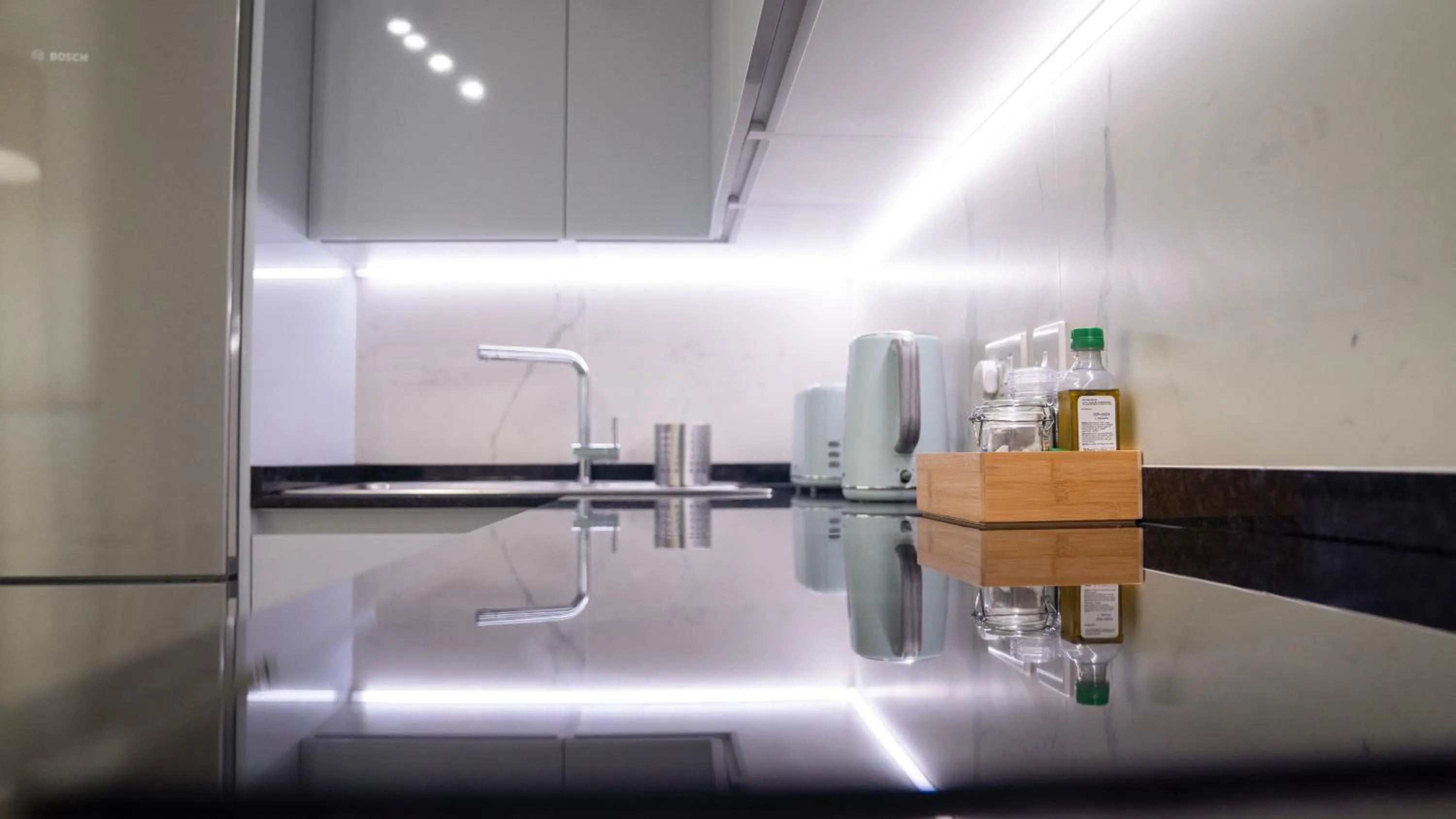 kitchen in E1 Suites & Spa aparthotel style - Gym & Spa