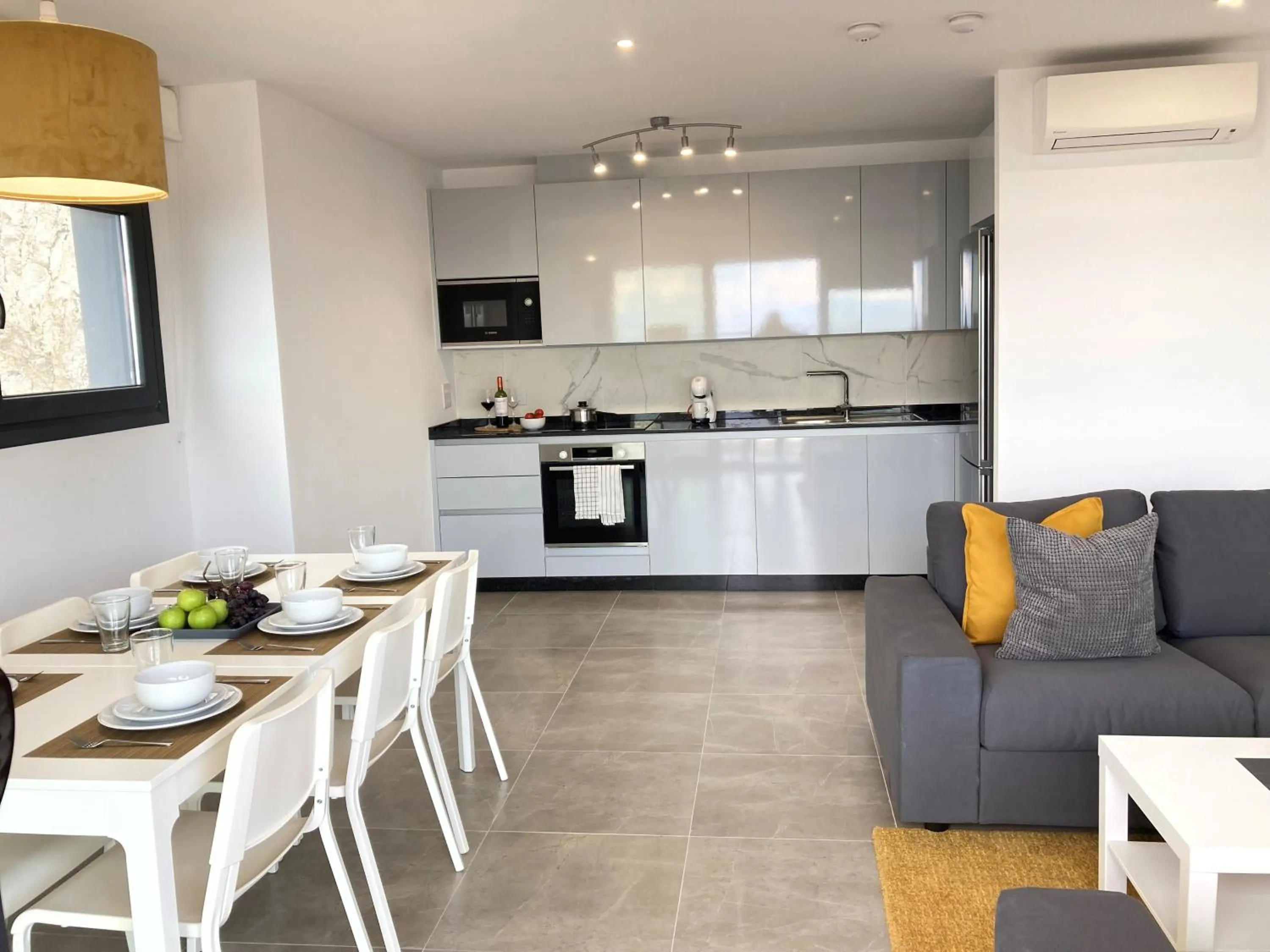 kitchen in E1 Suites & Spa aparthotel style - Gym & Spa