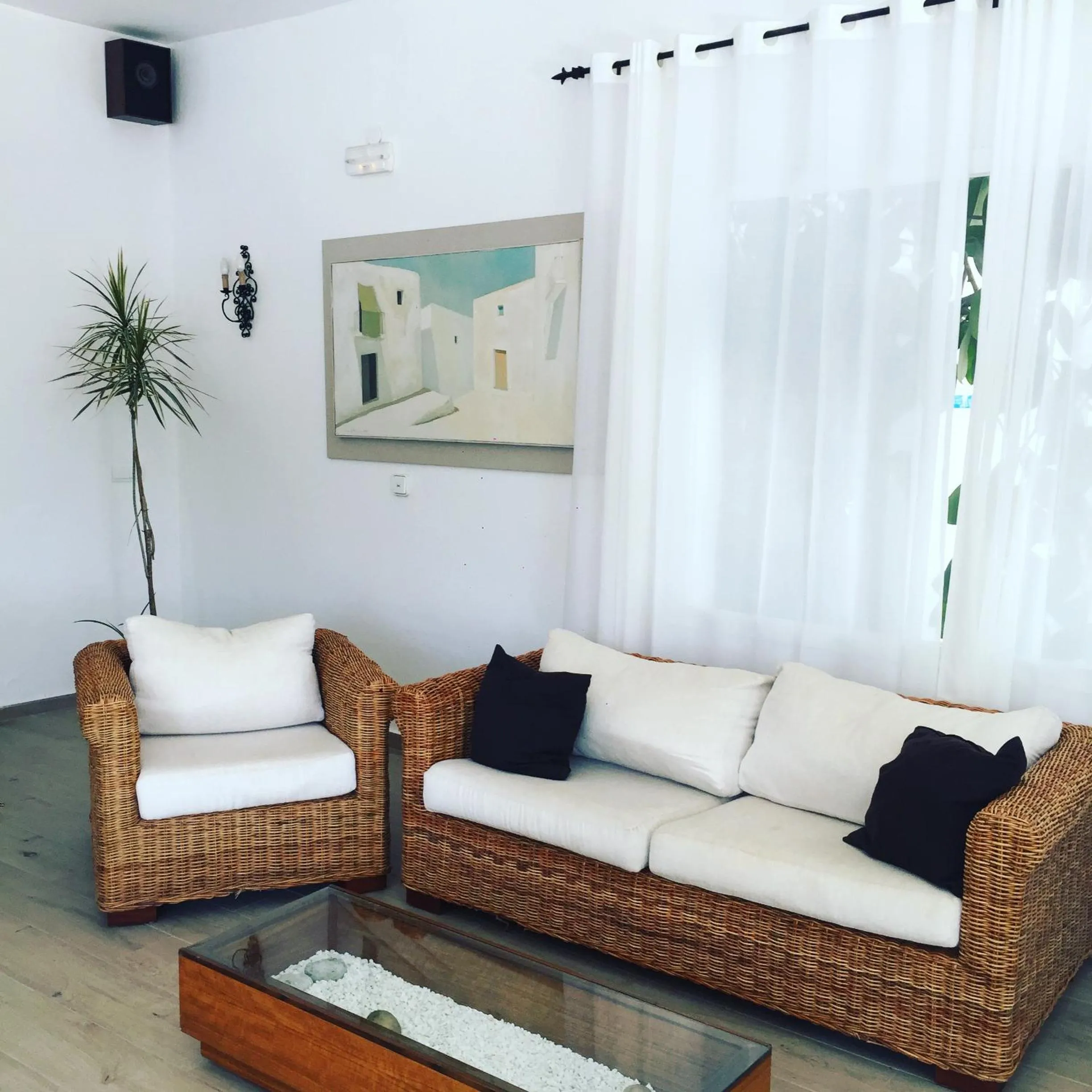 Living room in Hotel Tagomago