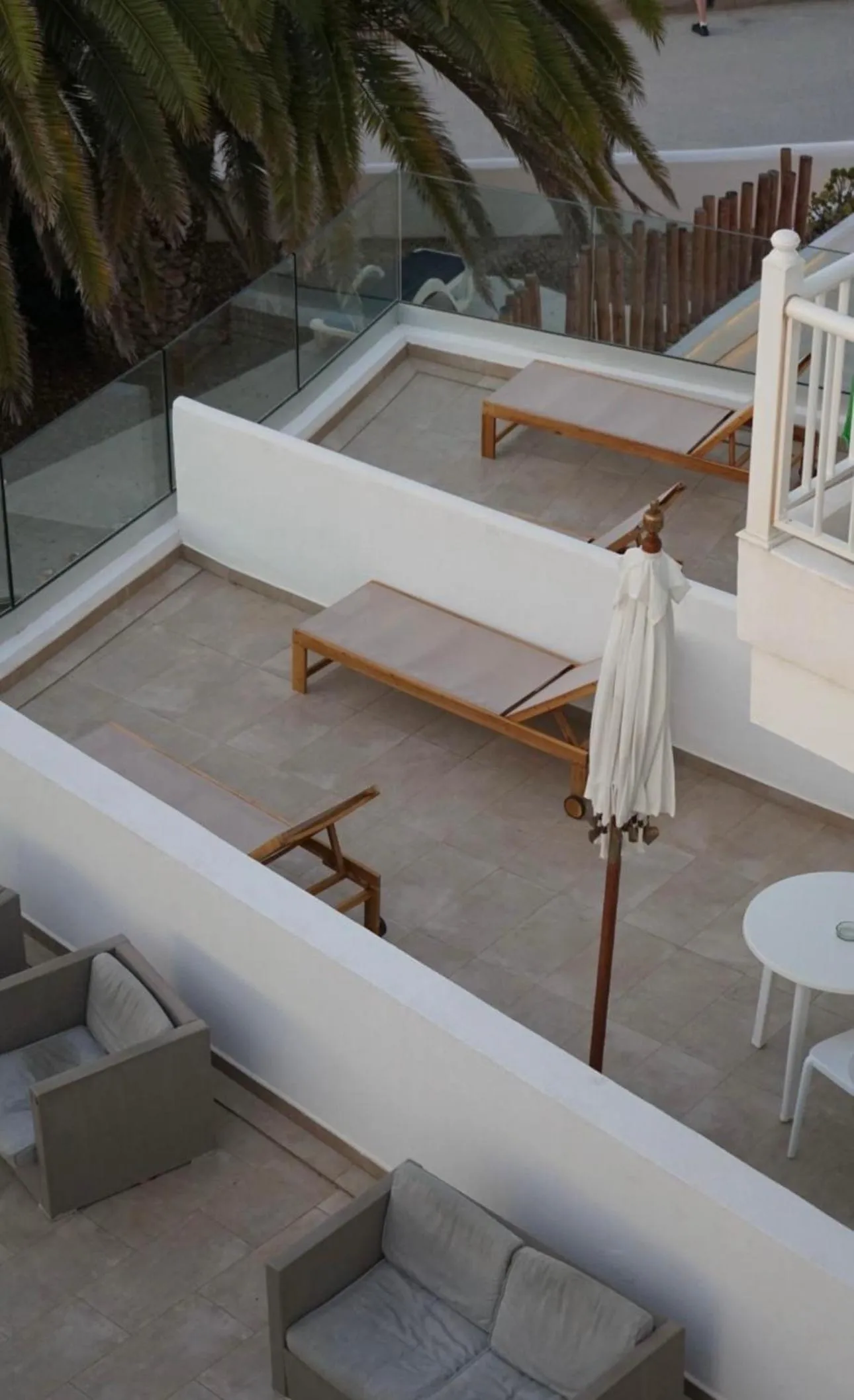 Balcony/Terrace in Hotel Tagomago