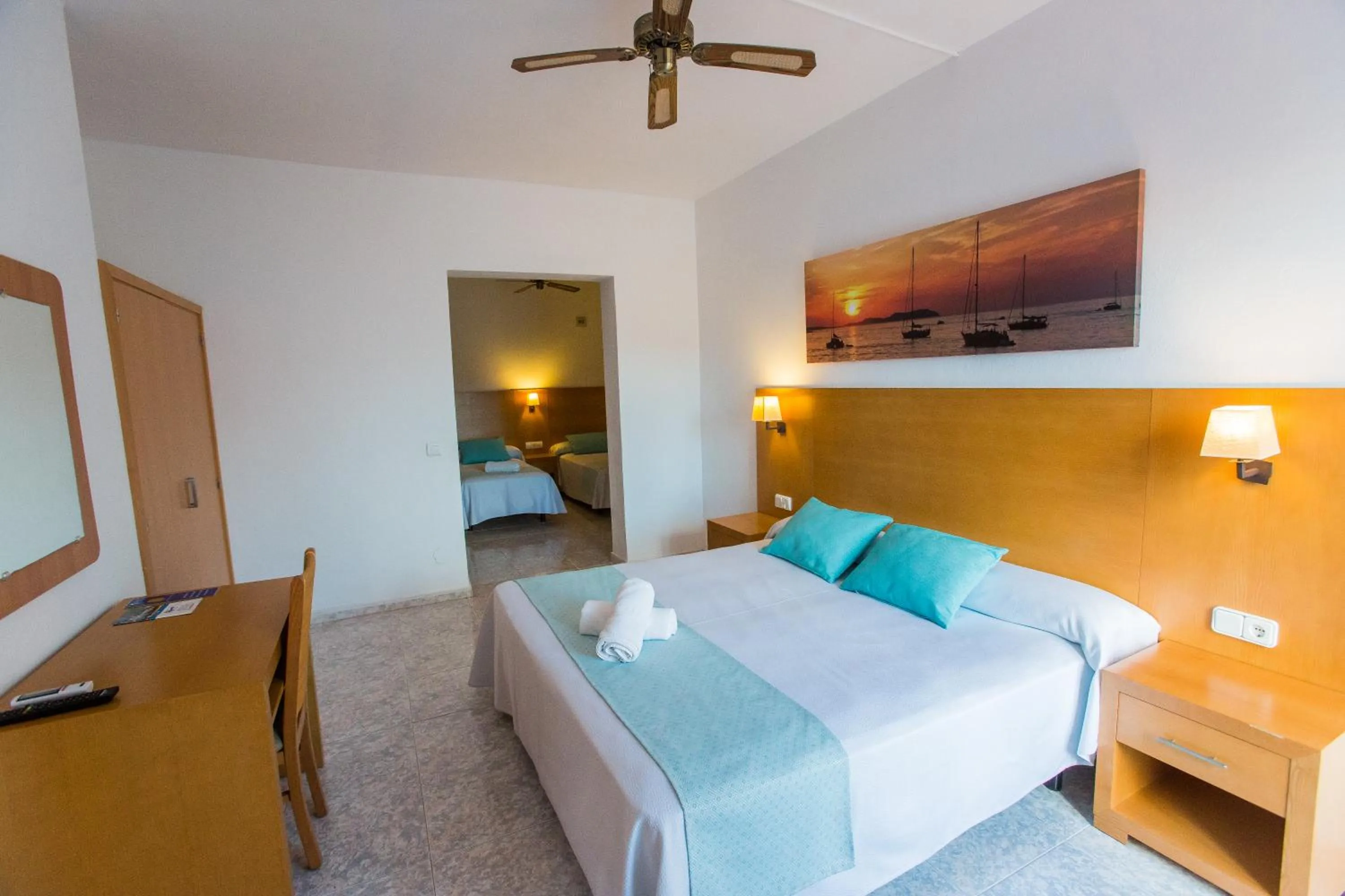 Bed in Hotel Tagomago