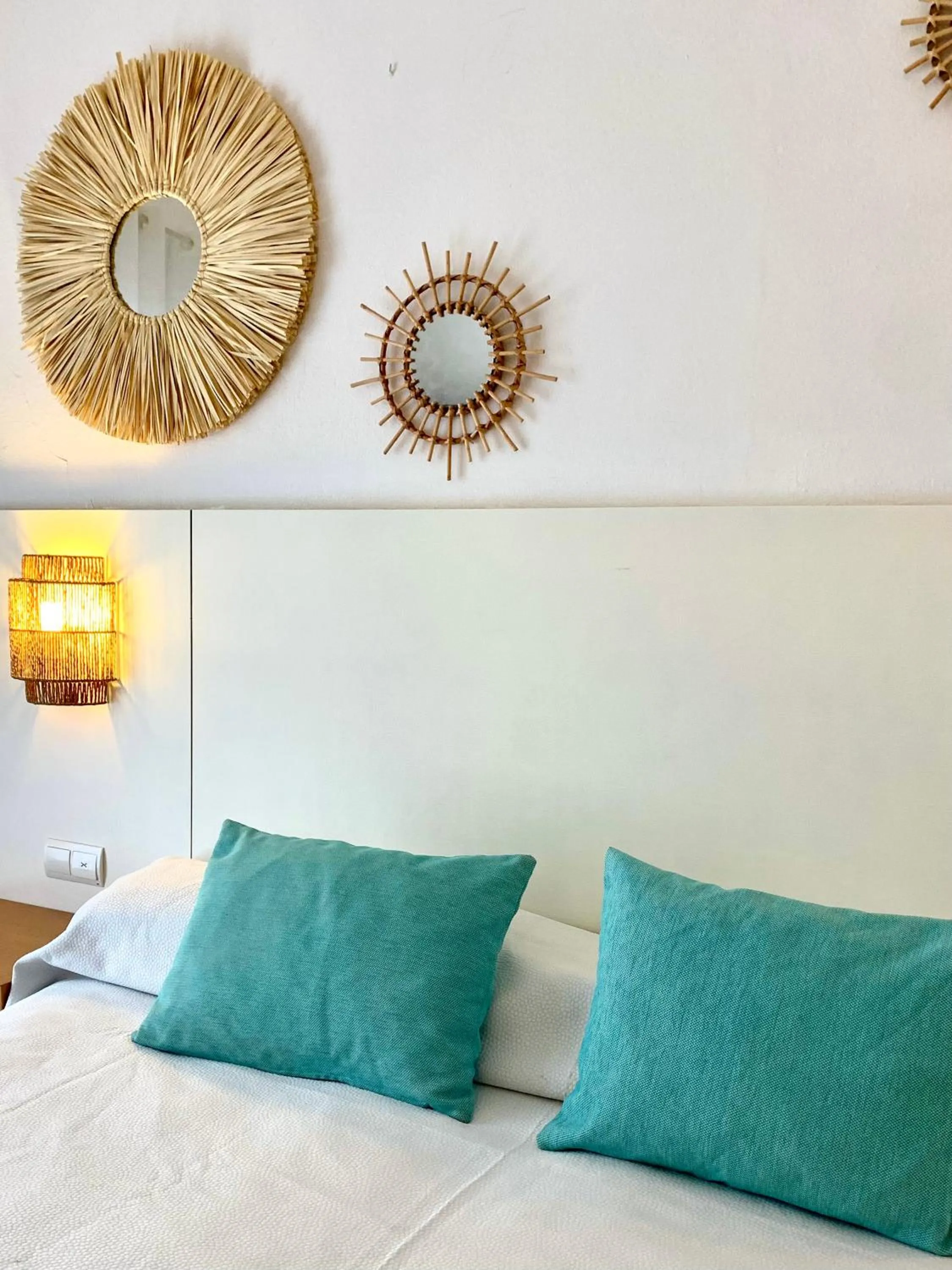 Bed in Hotel Tagomago