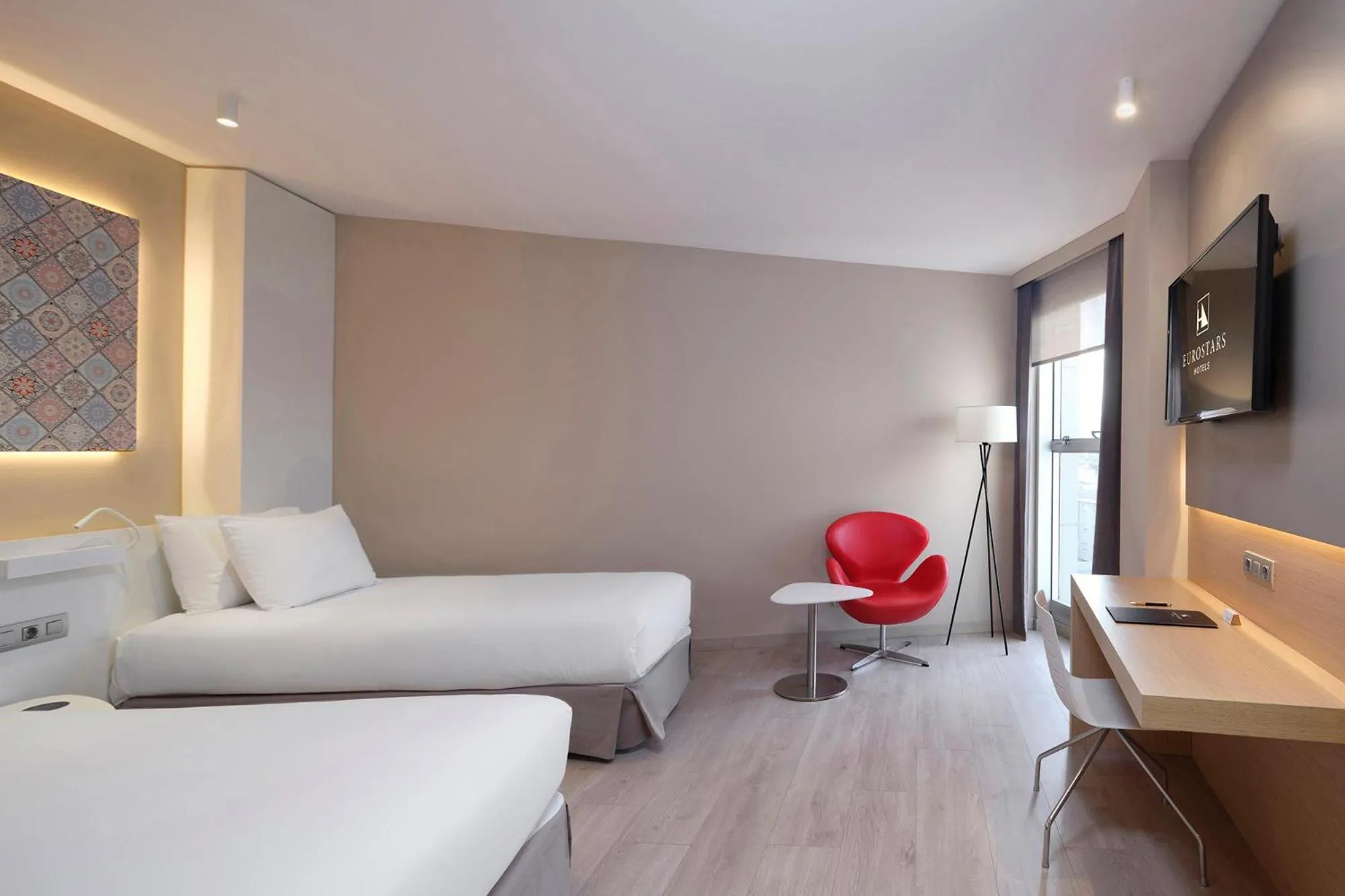 Bed in Eurostars Don Cándido