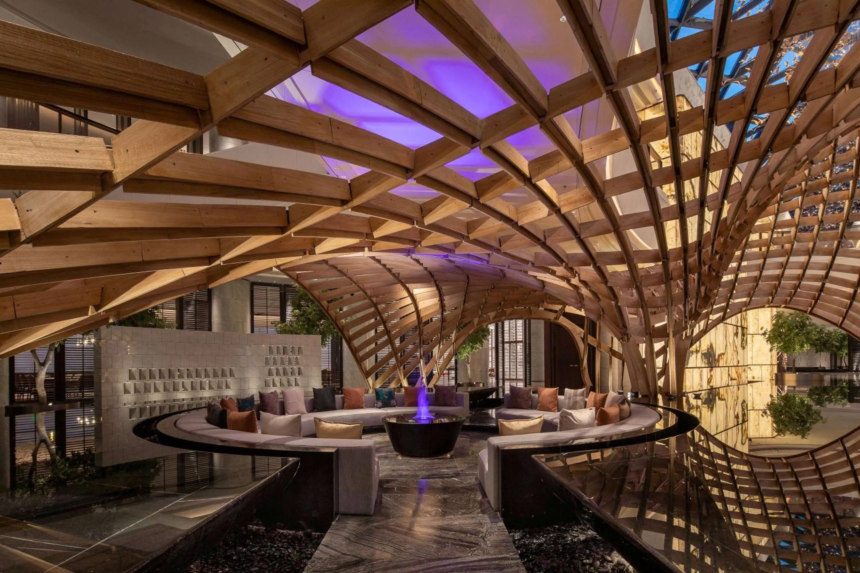 Lobby or reception in Wyndham Grand Shanxi Xiaohe Xincheng