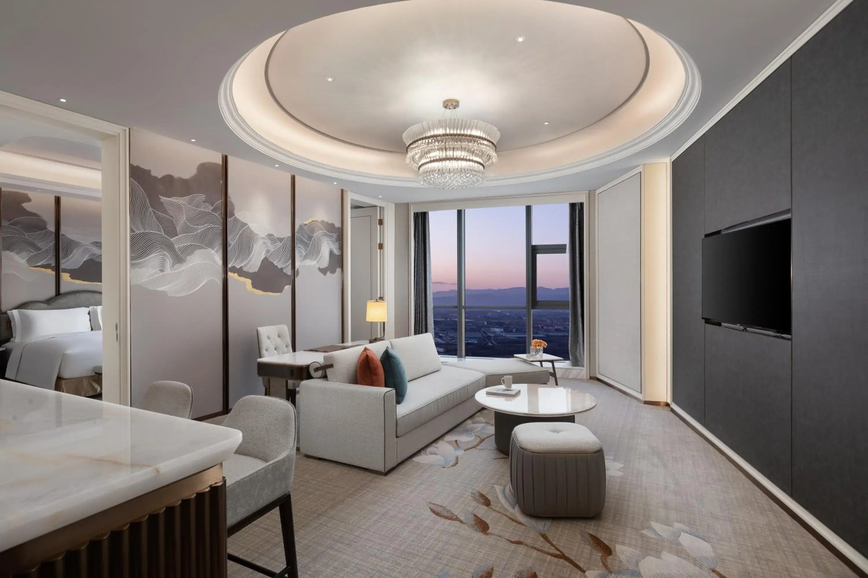 Superior Suite in Wyndham Grand Shanxi Xiaohe Xincheng Superior Suite in Wyndham Grand Shanxi Xiaohe Xincheng