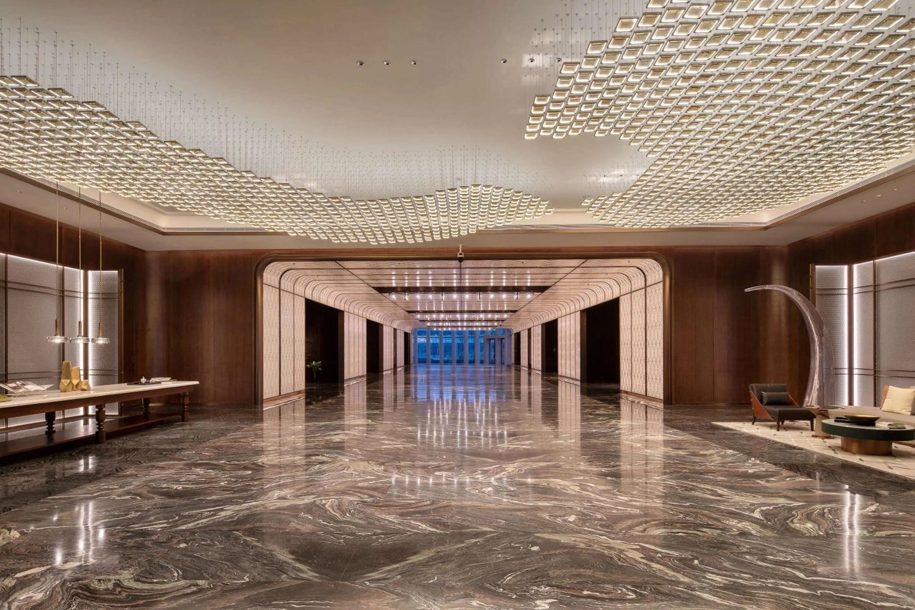 Lobby or reception in Wyndham Grand Shanxi Xiaohe Xincheng