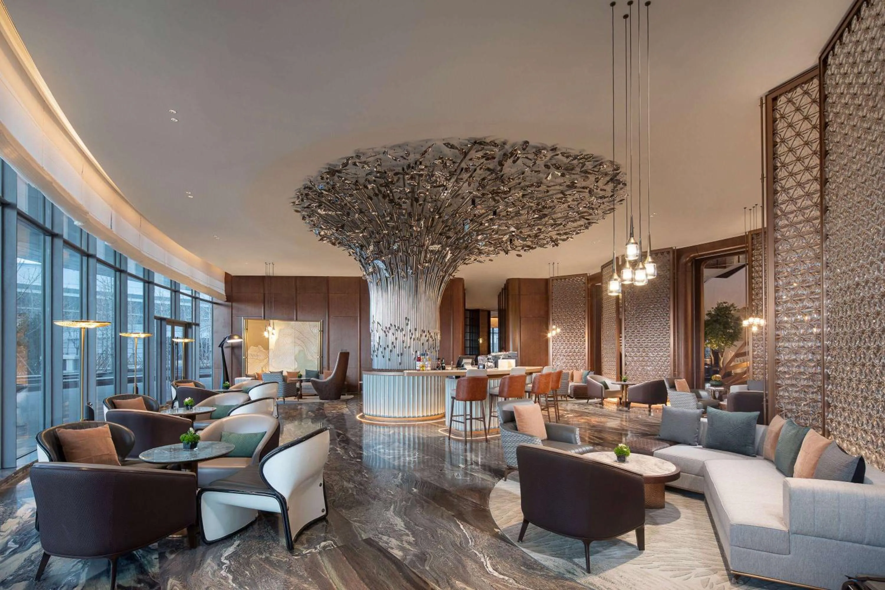 Lounge or bar in Wyndham Grand Shanxi Xiaohe Xincheng