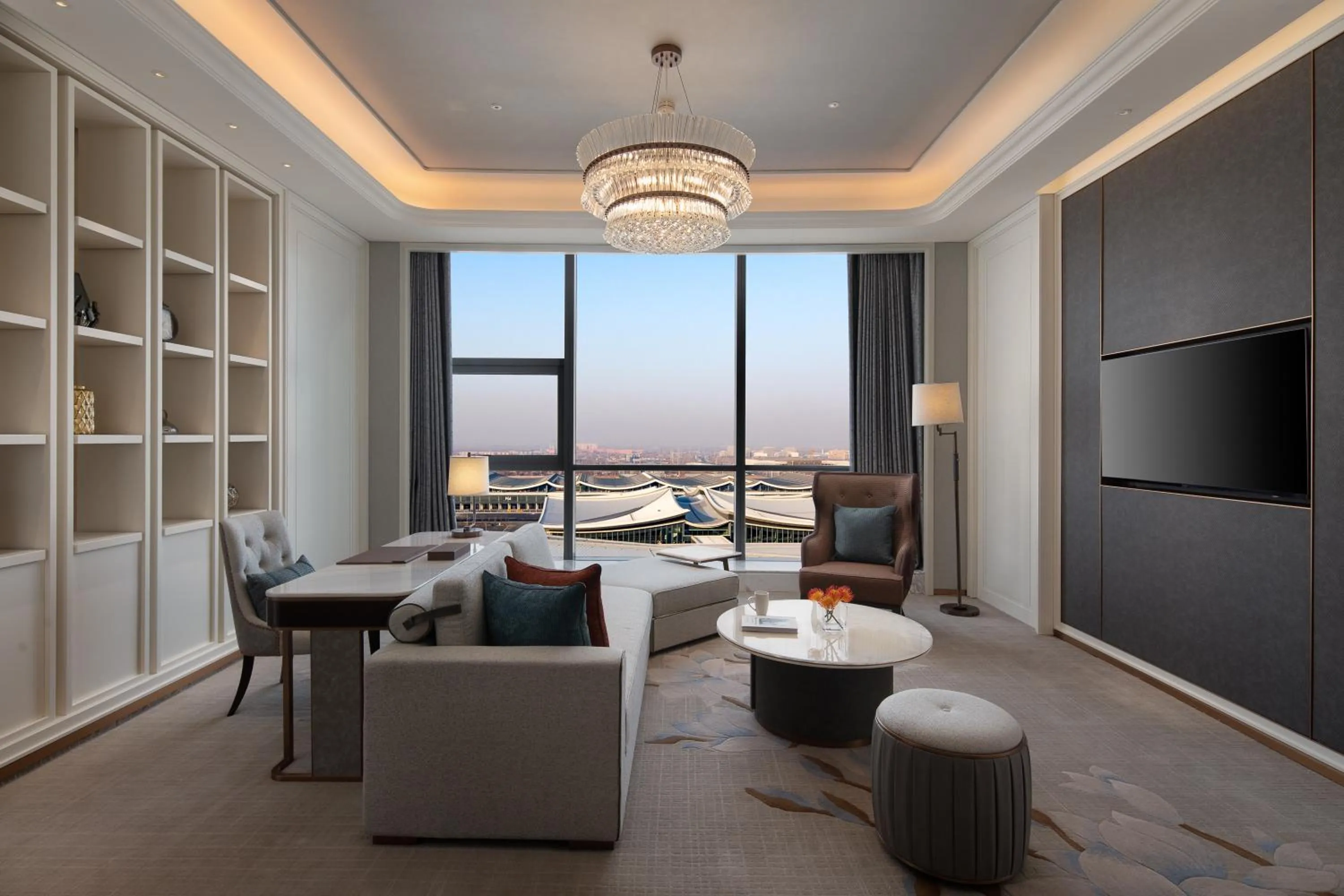 Living room in Wyndham Grand Shanxi Xiaohe Xincheng