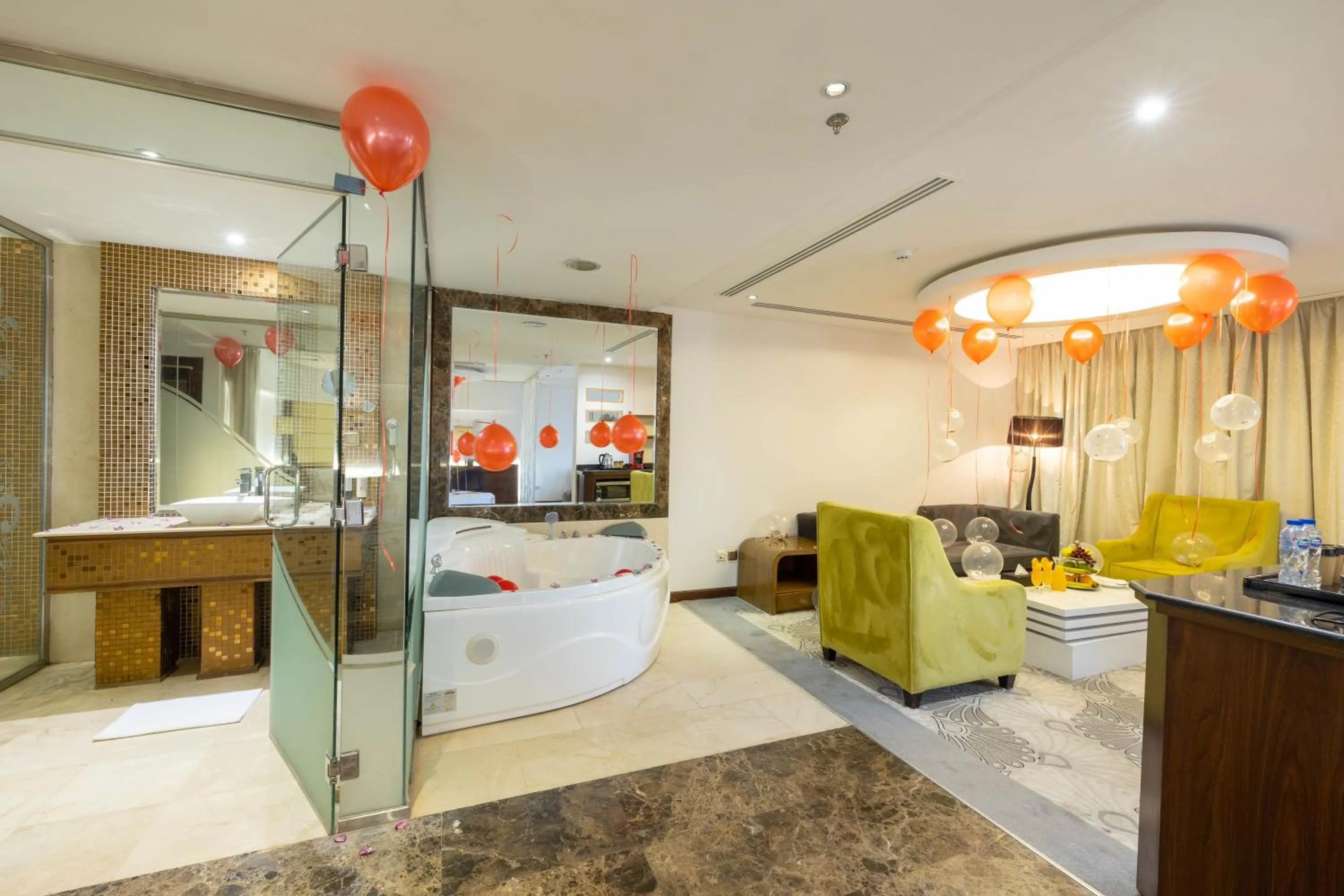 Seating area in Mira Business Hotel