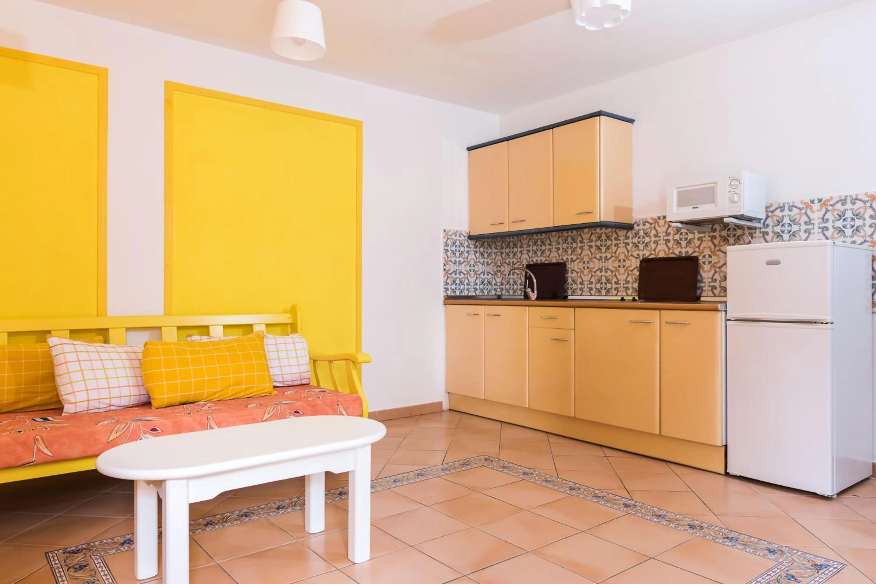 Living room in Apartamentos Maxorata Beach