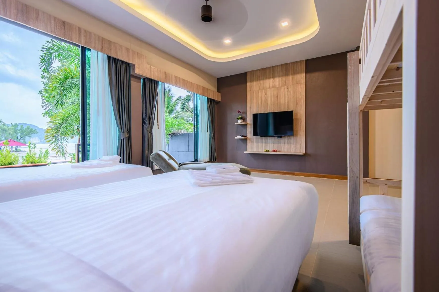 TV and multimedia, Bed in Mangrovebay Krabi Beachfront Pool Villa