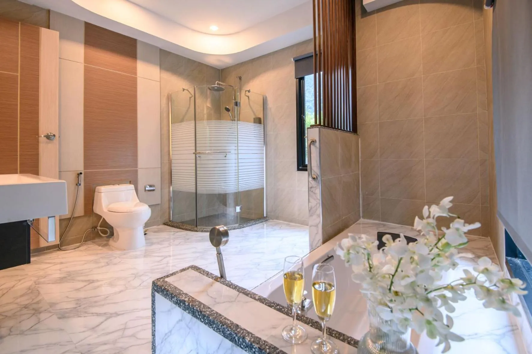 Shower in Mangrovebay Krabi Beachfront Pool Villa