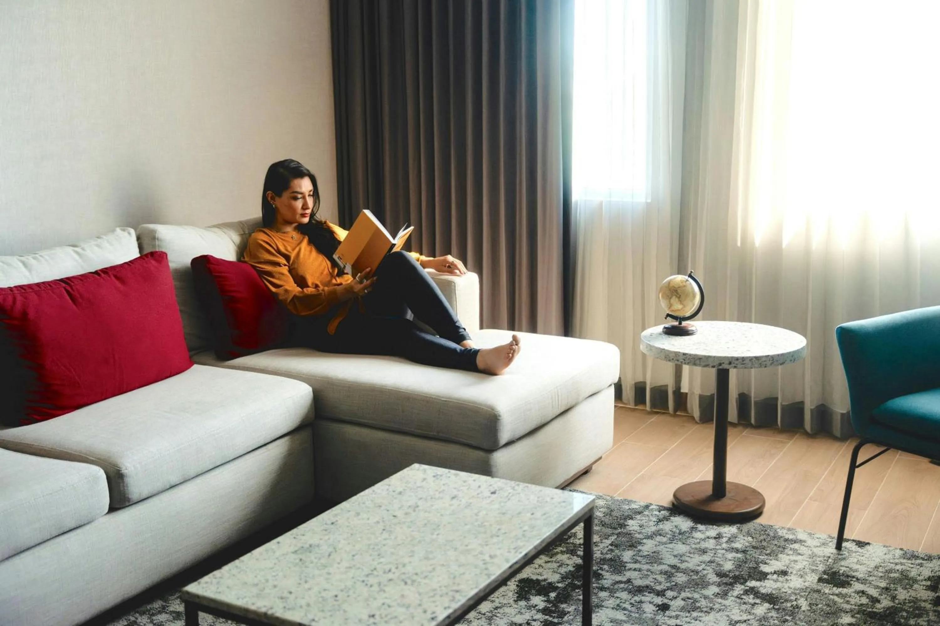 Living room in Culiacan Marriott Hotel