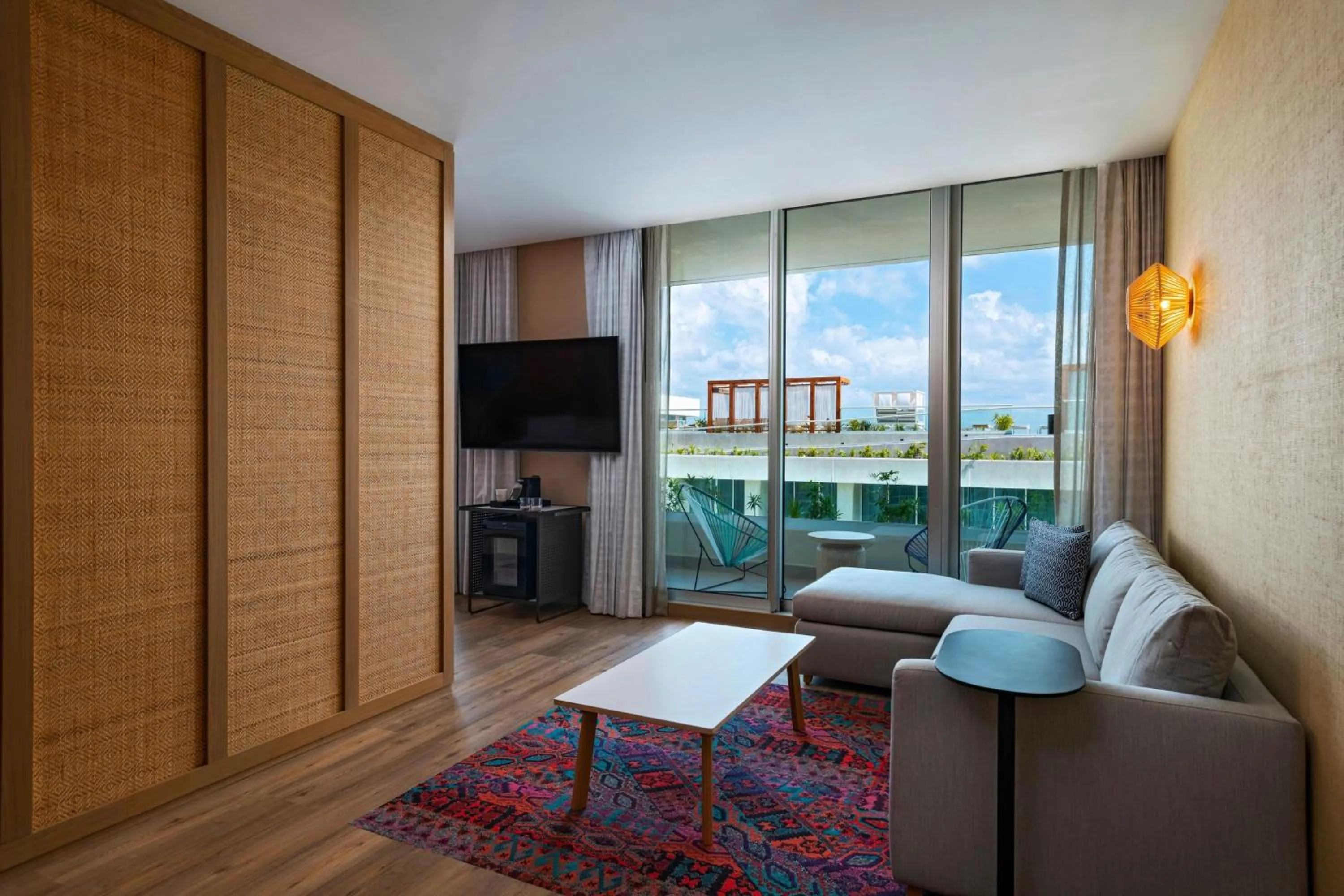 Living room in Aloft Playa del Carmen