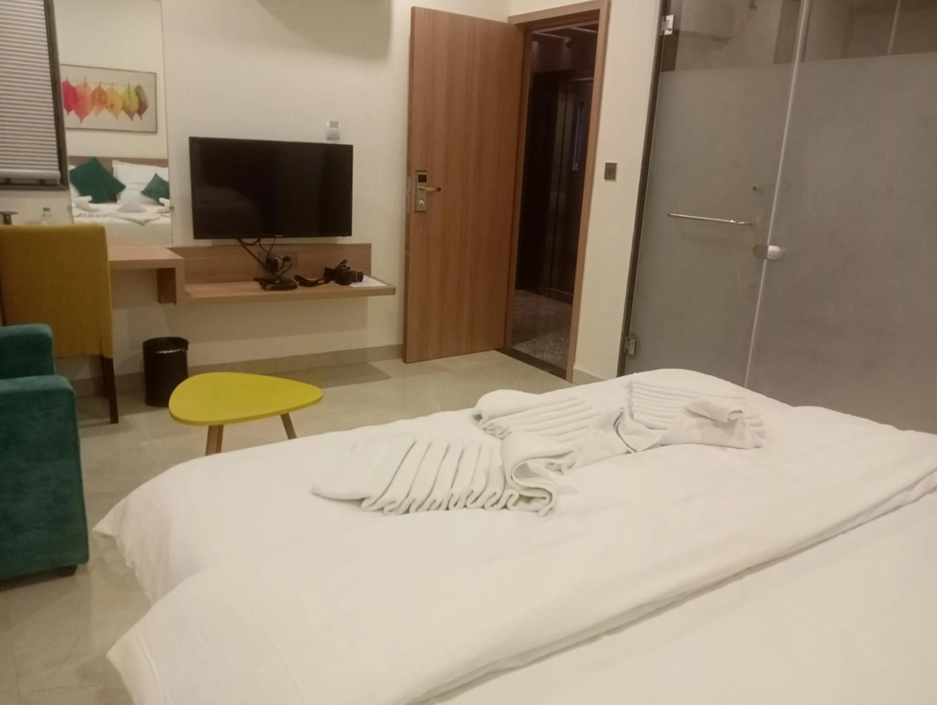 Bed in Hotel New Centro