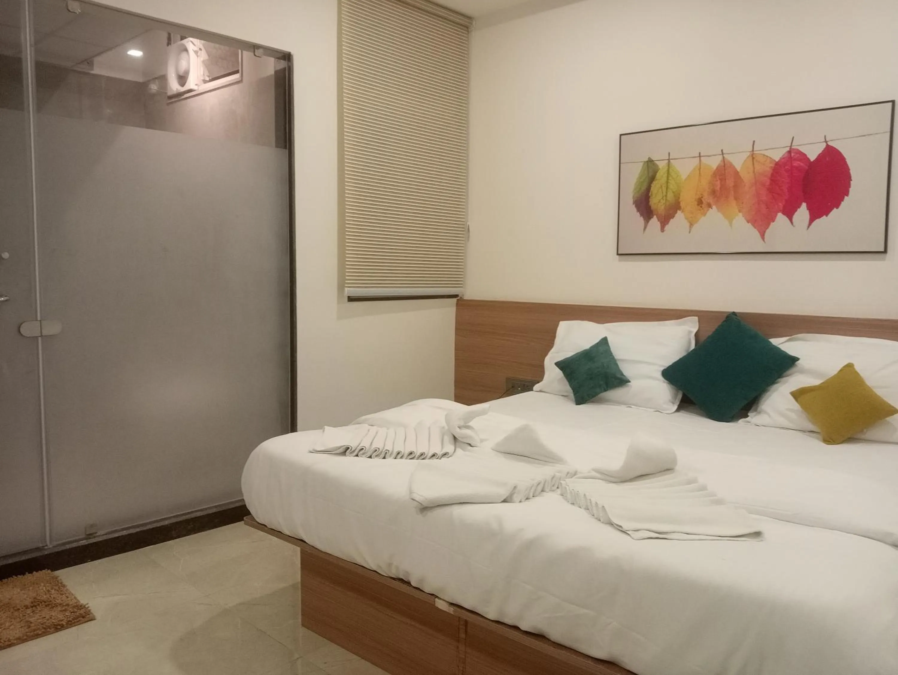 Bed in Hotel New Centro