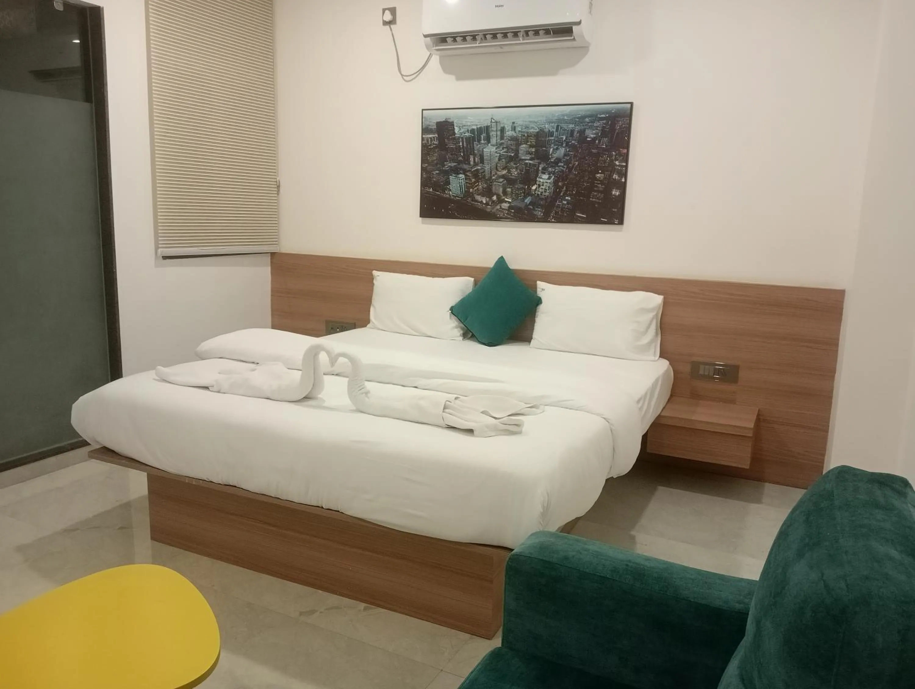 Bed in Hotel New Centro