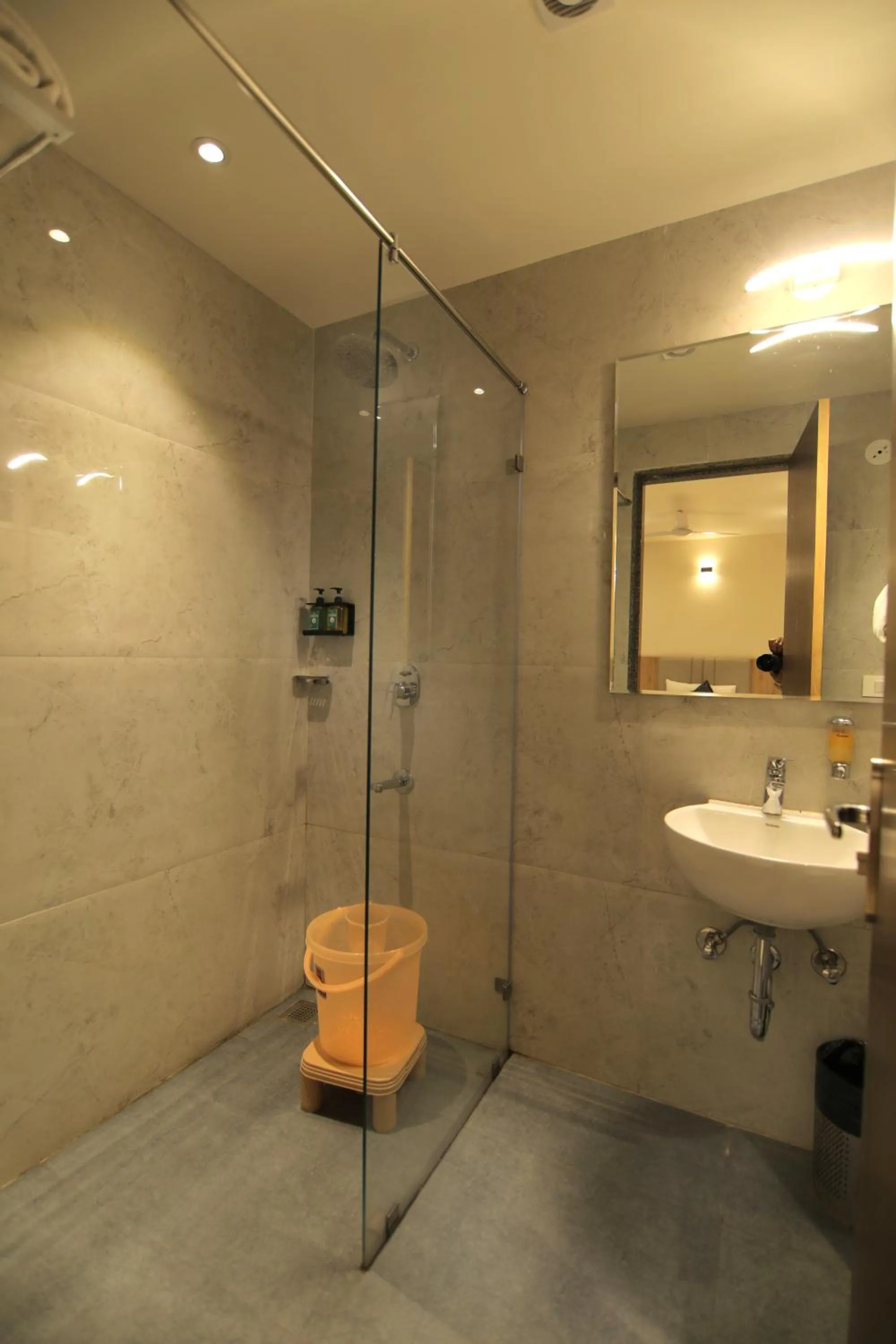 Bathroom in Hotel Mumbai House Express Udaipur