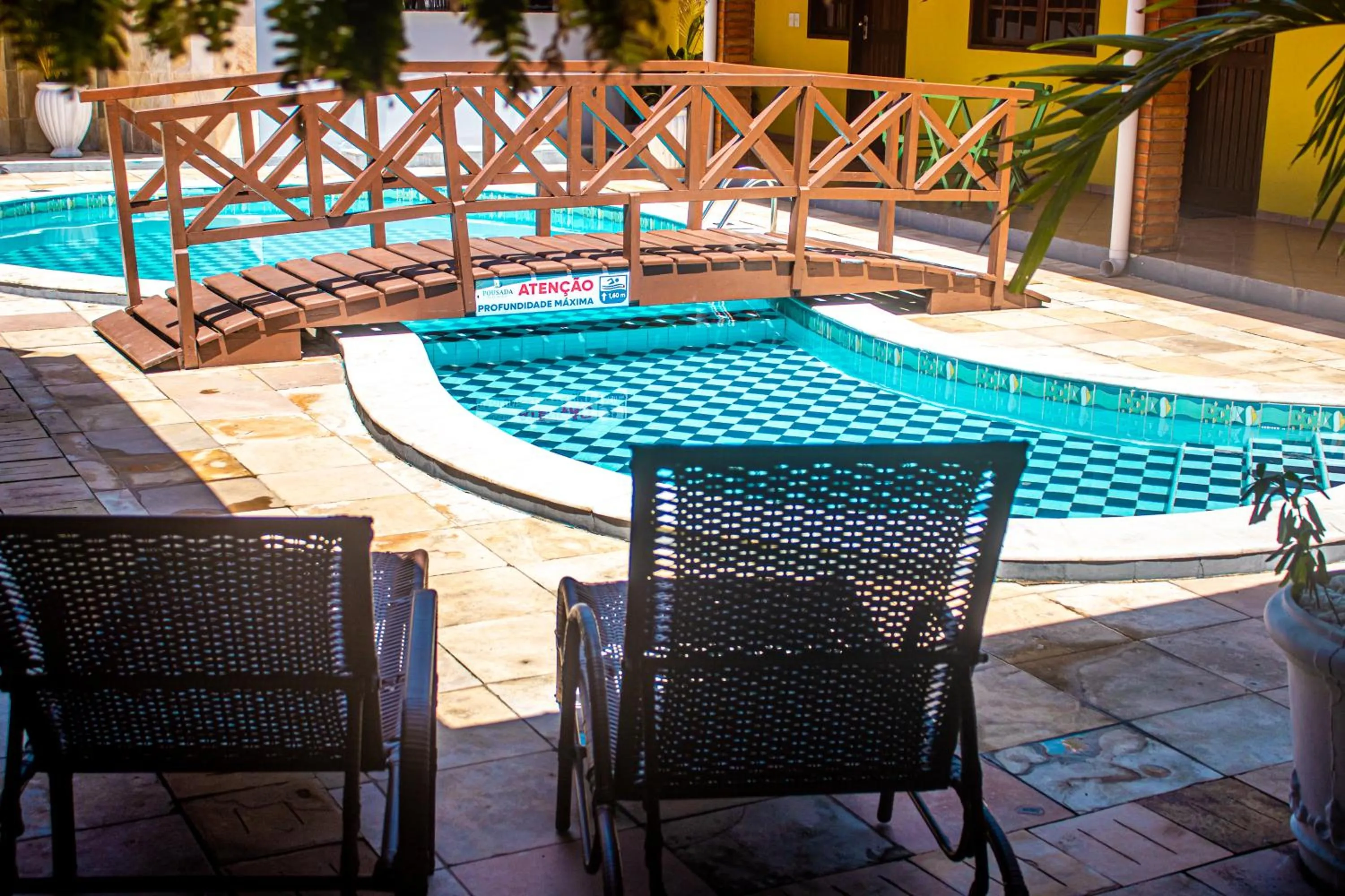 Swimming pool in Pousada Sete Mares