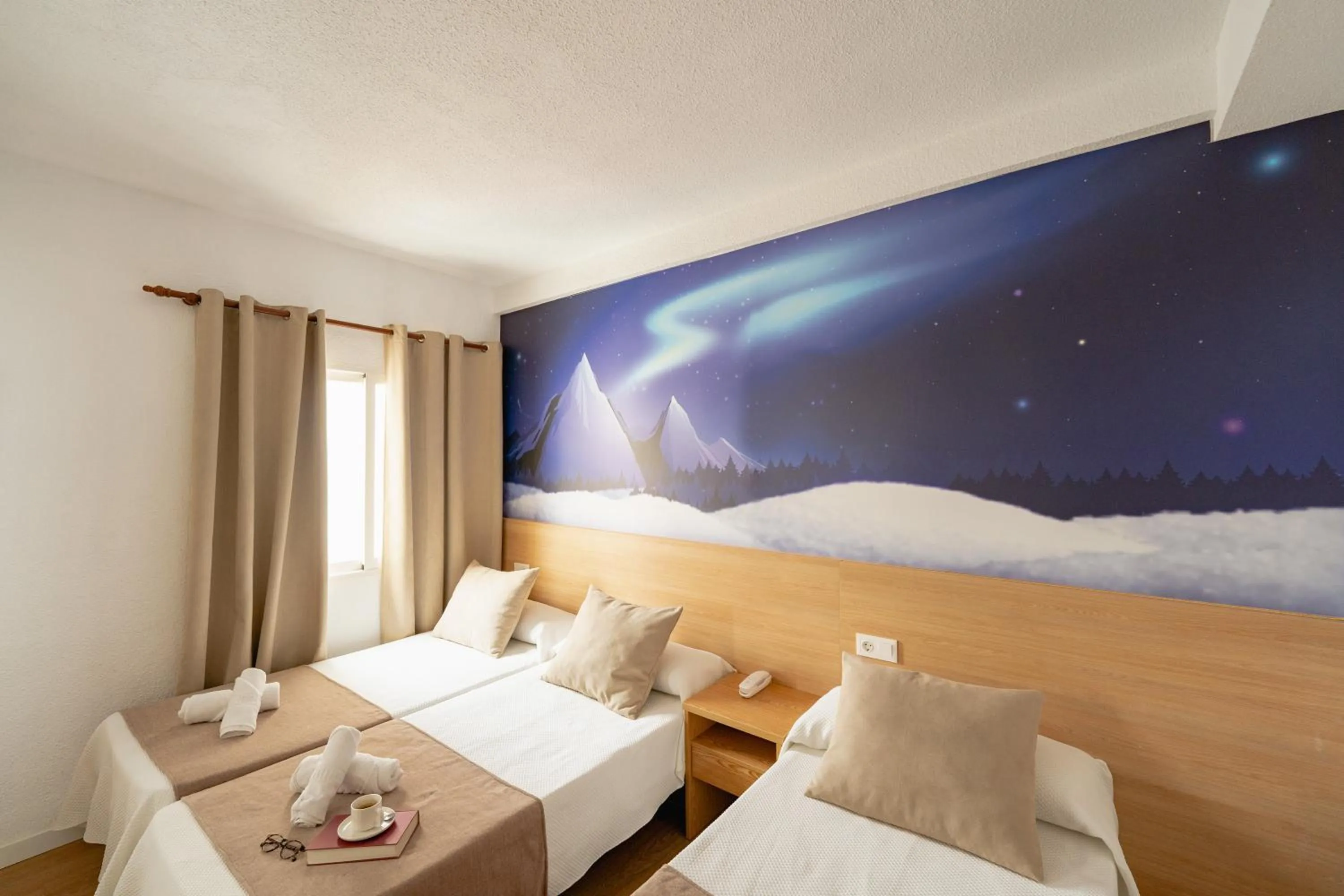 Bed in Hotel Internacional