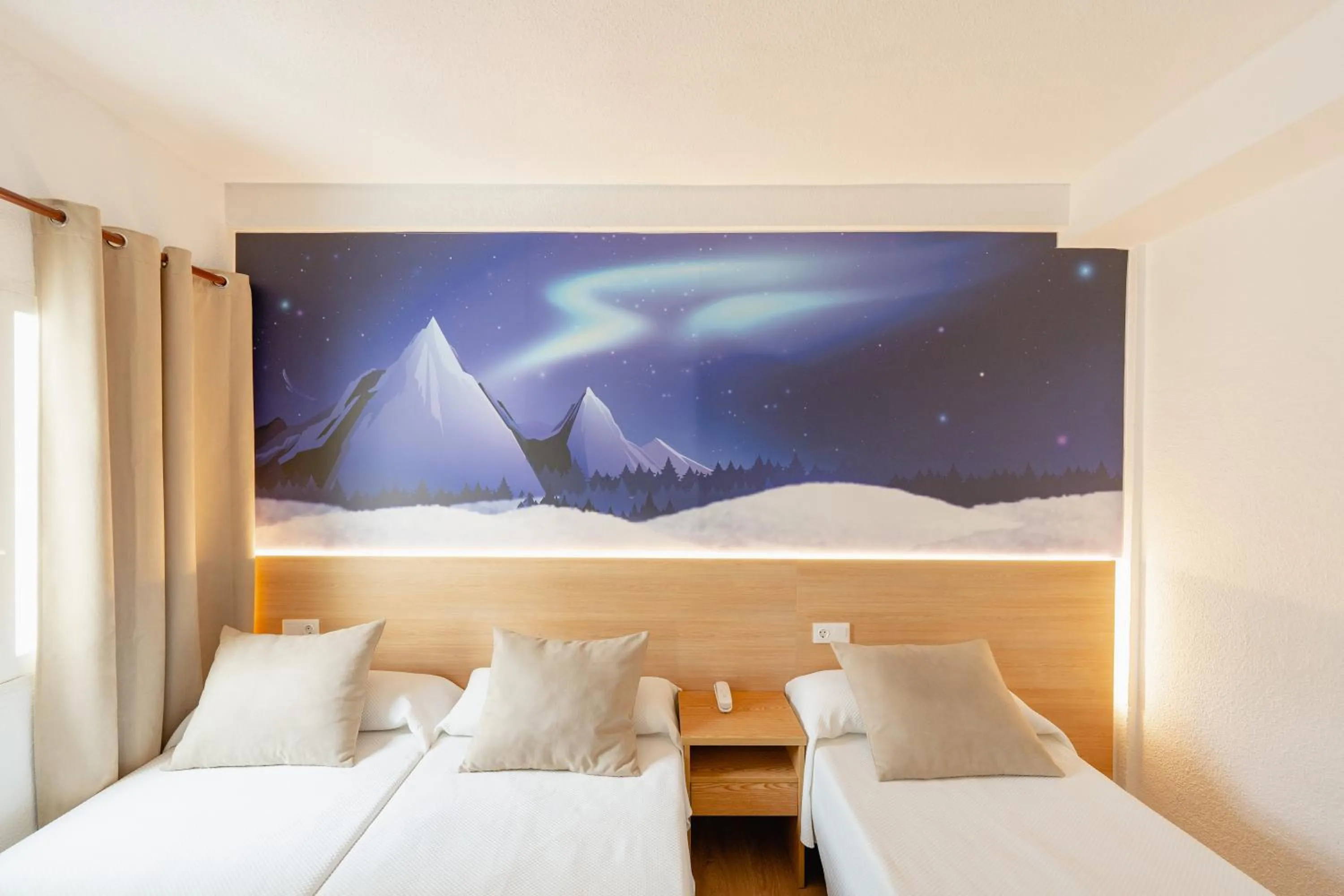 Bed in Hotel Internacional