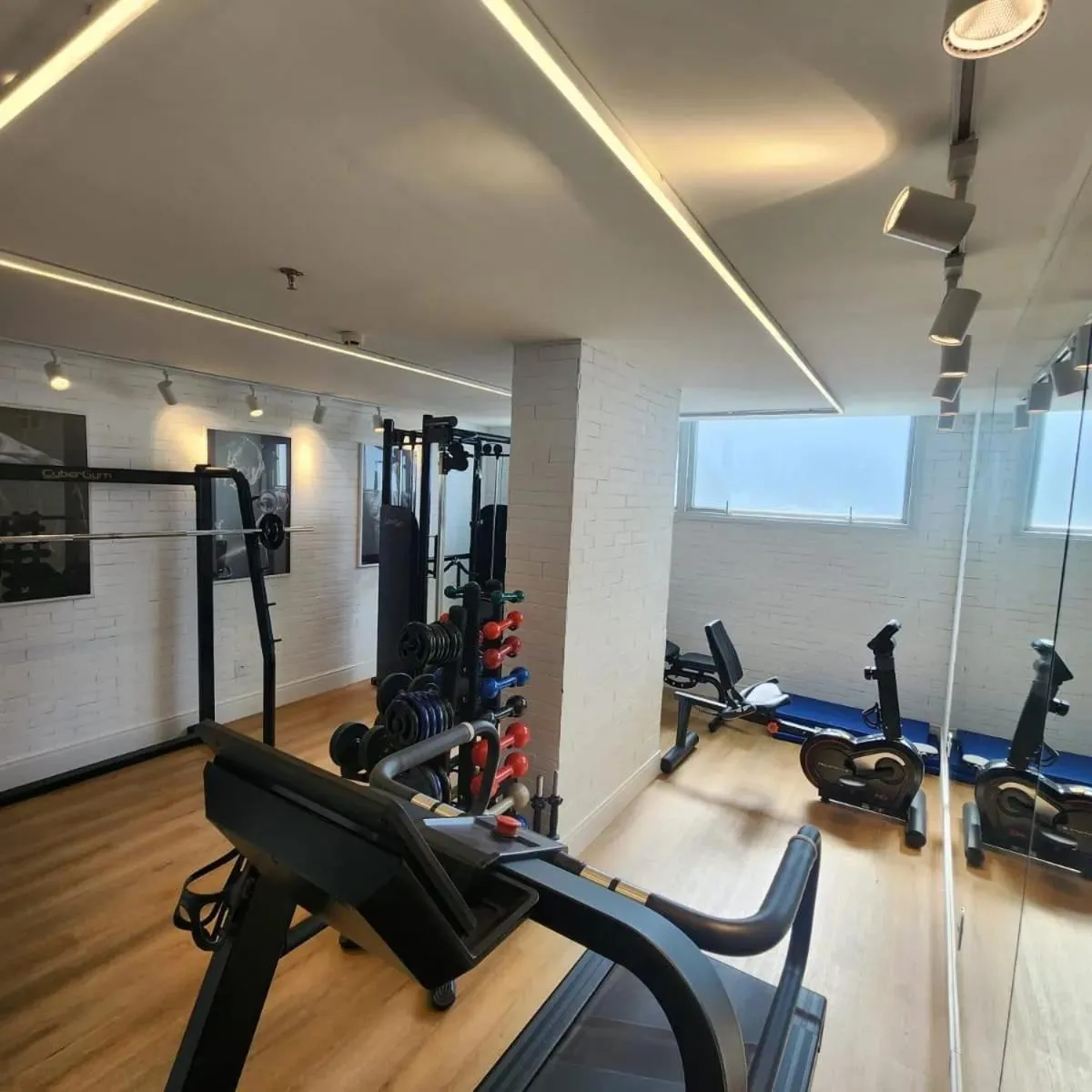 Fitness centre/facilities in Linhares Design Hotel