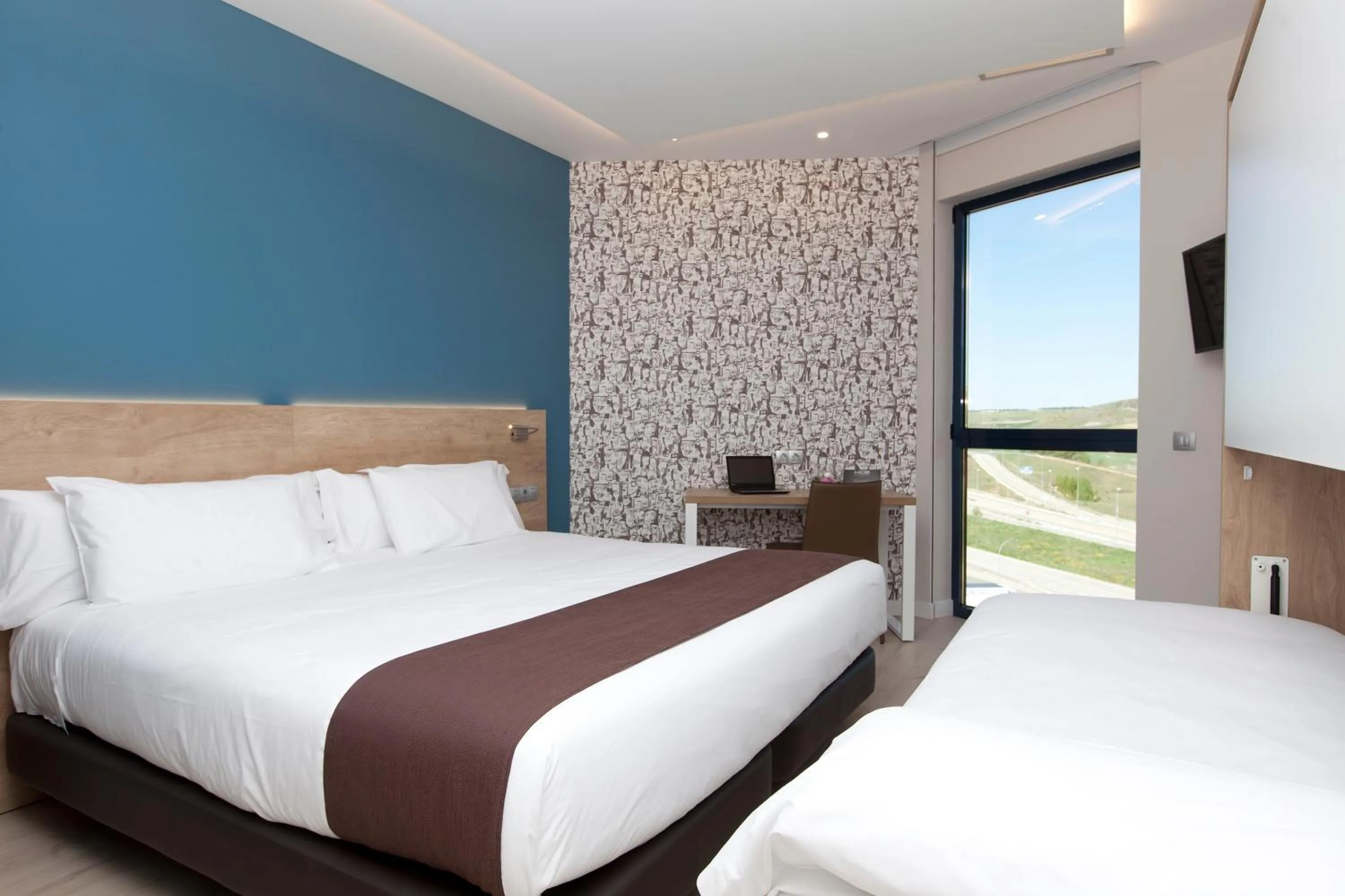 Bed in Spirit Hotel Ciudad de Burgos