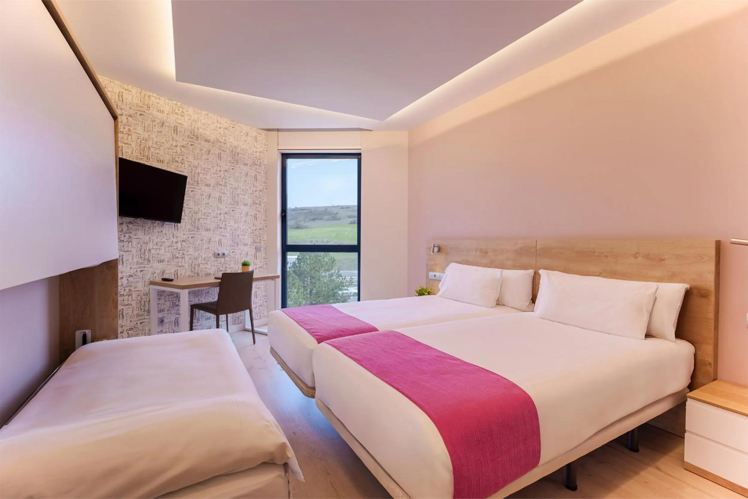 Bed in Spirit Hotel Ciudad de Burgos