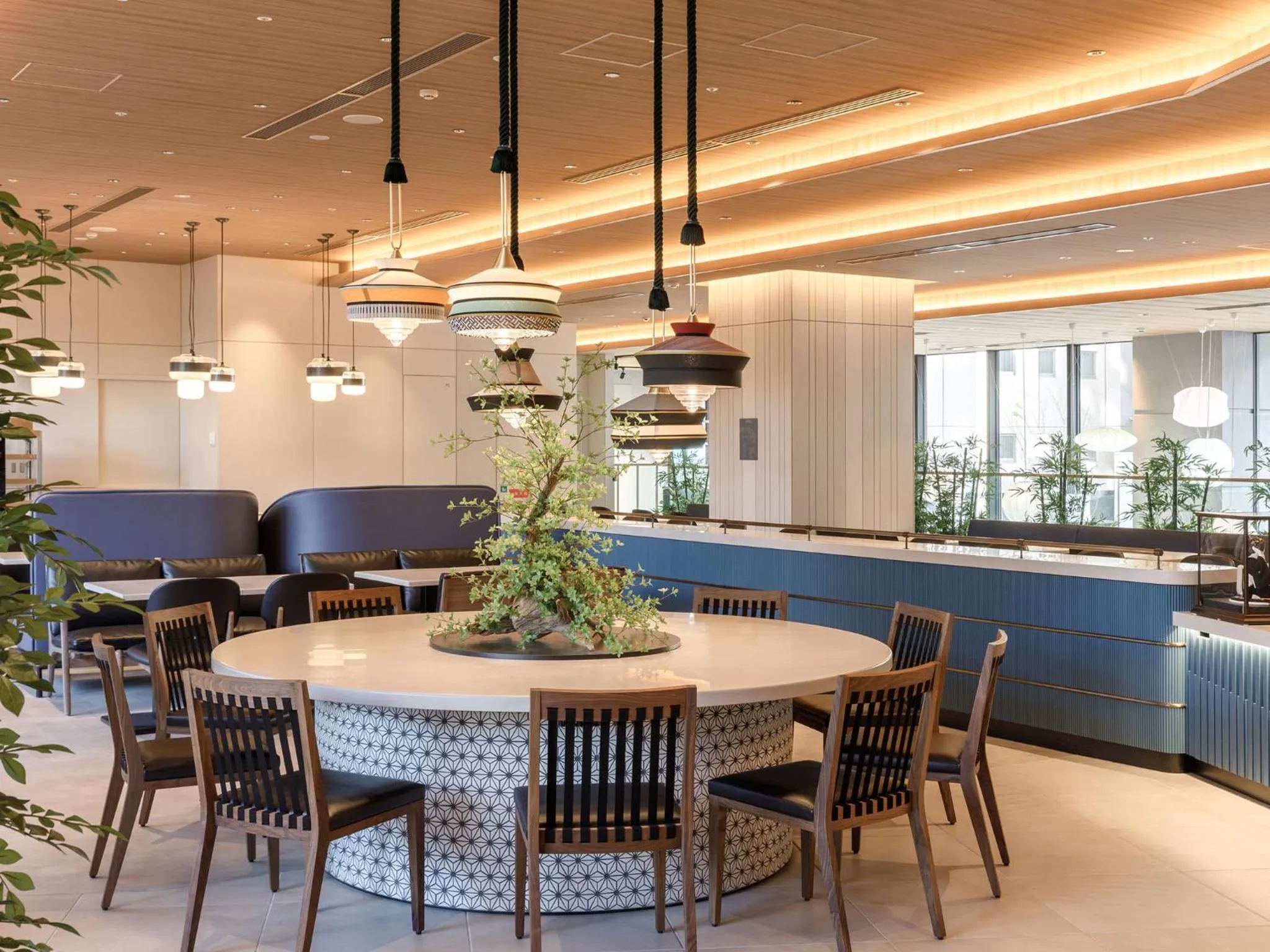 Lobby or reception in Nishitetsu Hotel Croom Hakata Gion Kushida Shrine