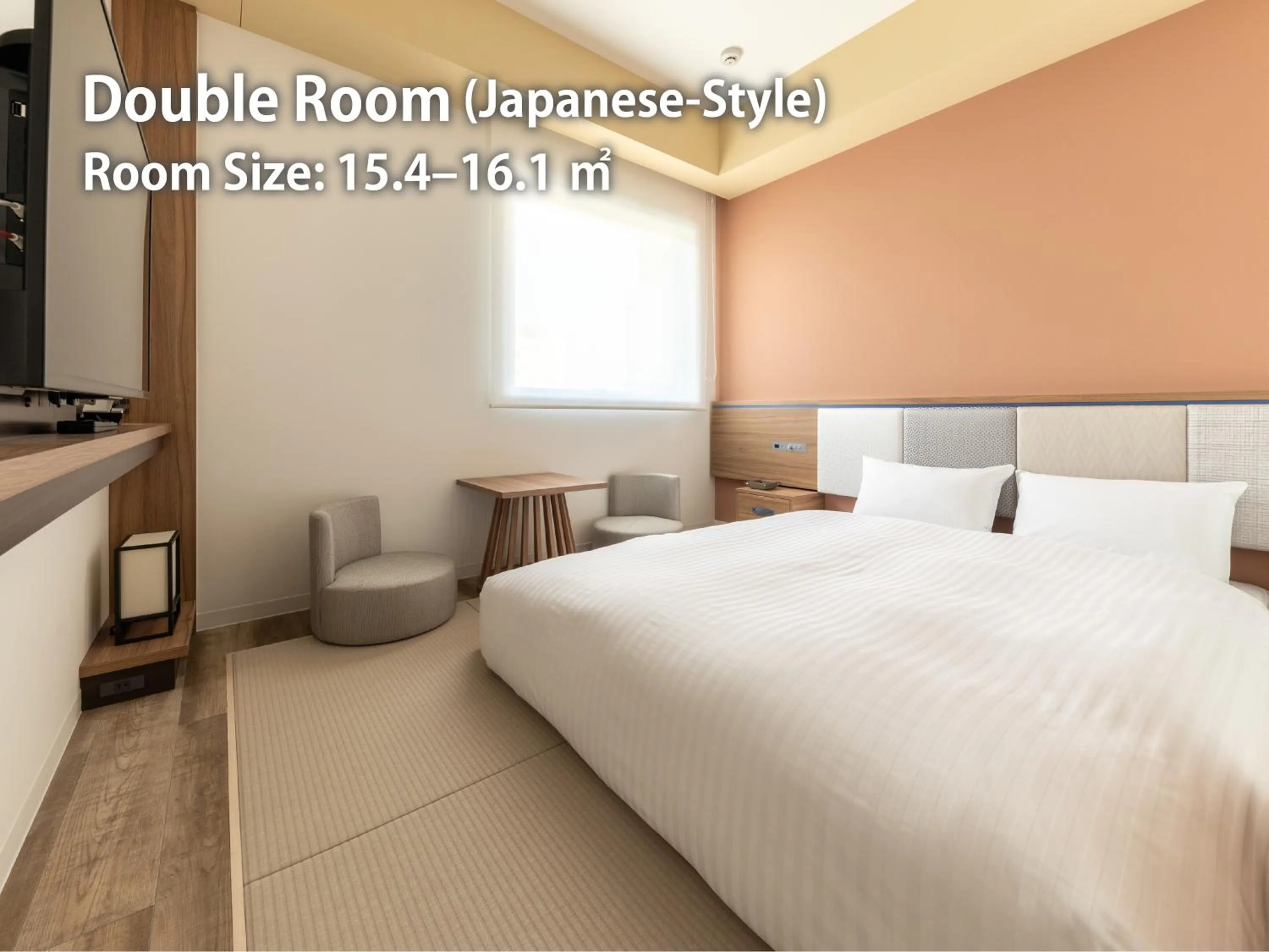 Bed in Nishitetsu Hotel Croom Hakata Gion Kushida Shrine