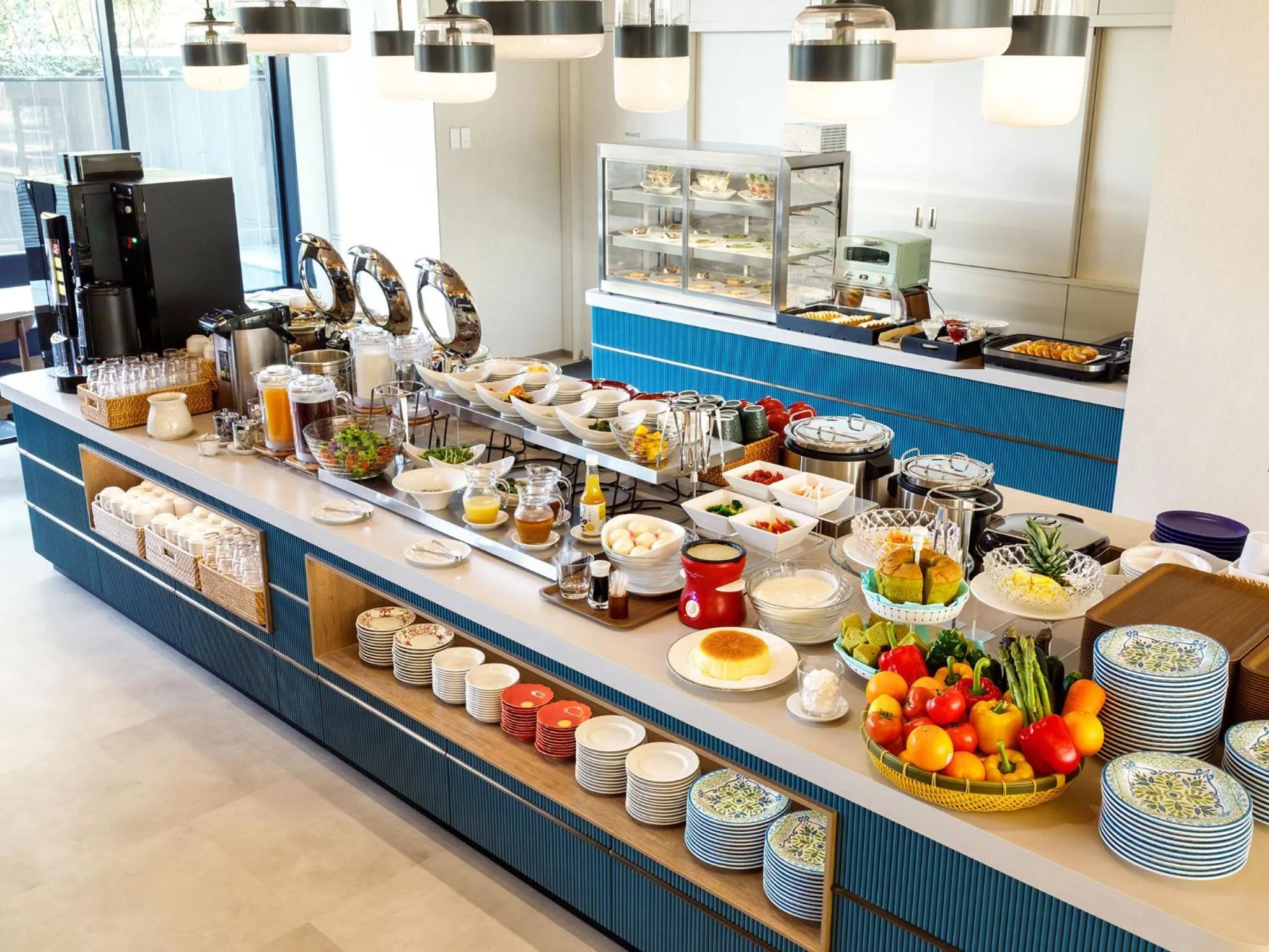 Breakfast in Nishitetsu Hotel Croom Hakata Gion Kushida Shrine