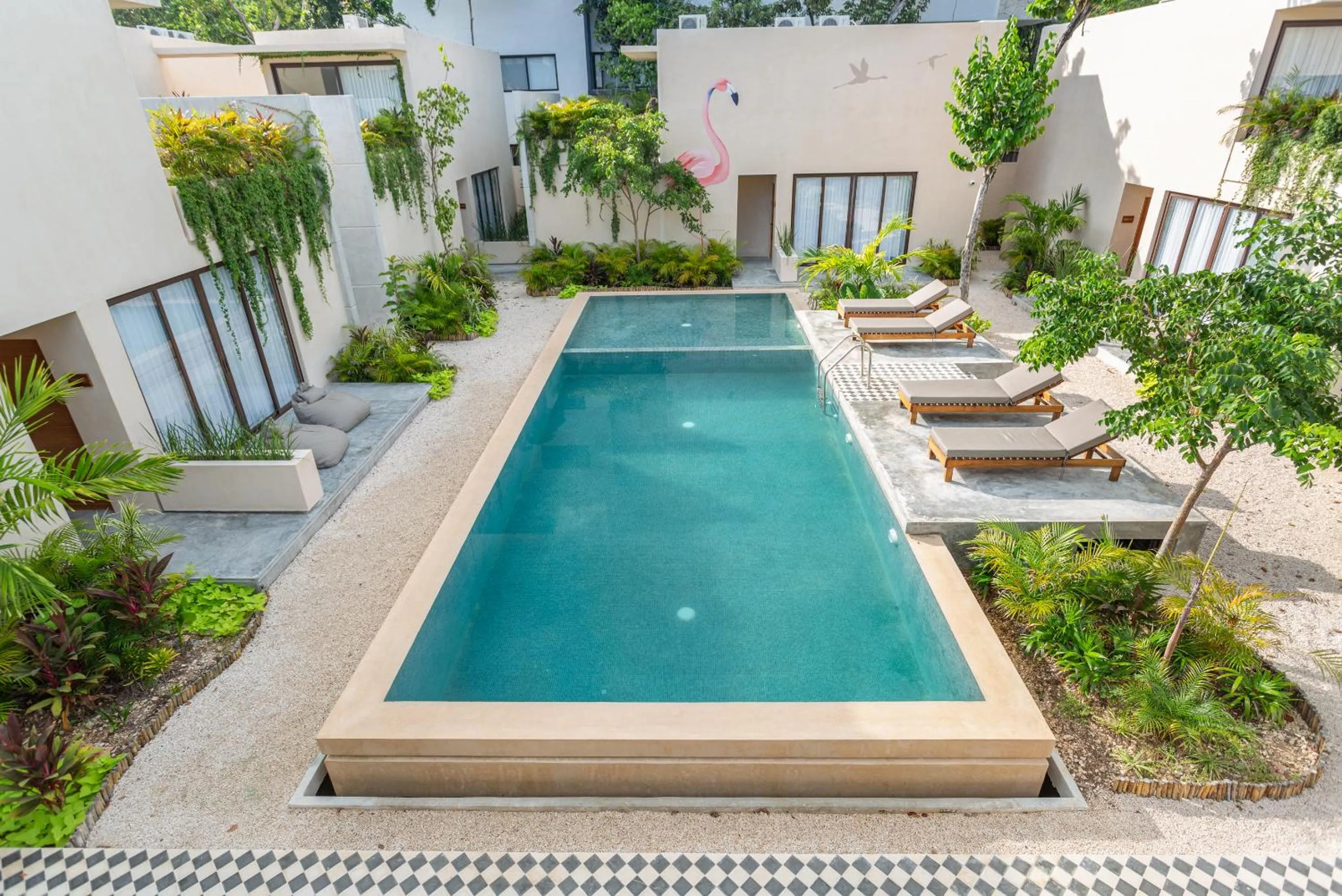 Swimming pool in Collection O Faisano Boutique Luxury Hotel, Tulum Beach