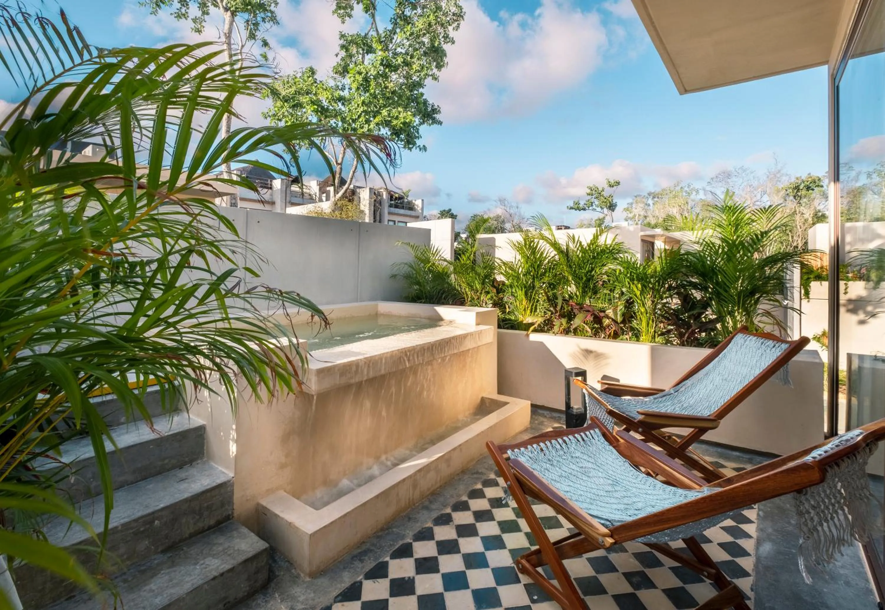 Balcony/Terrace in Collection O Faisano Boutique Luxury Hotel, Tulum Beach