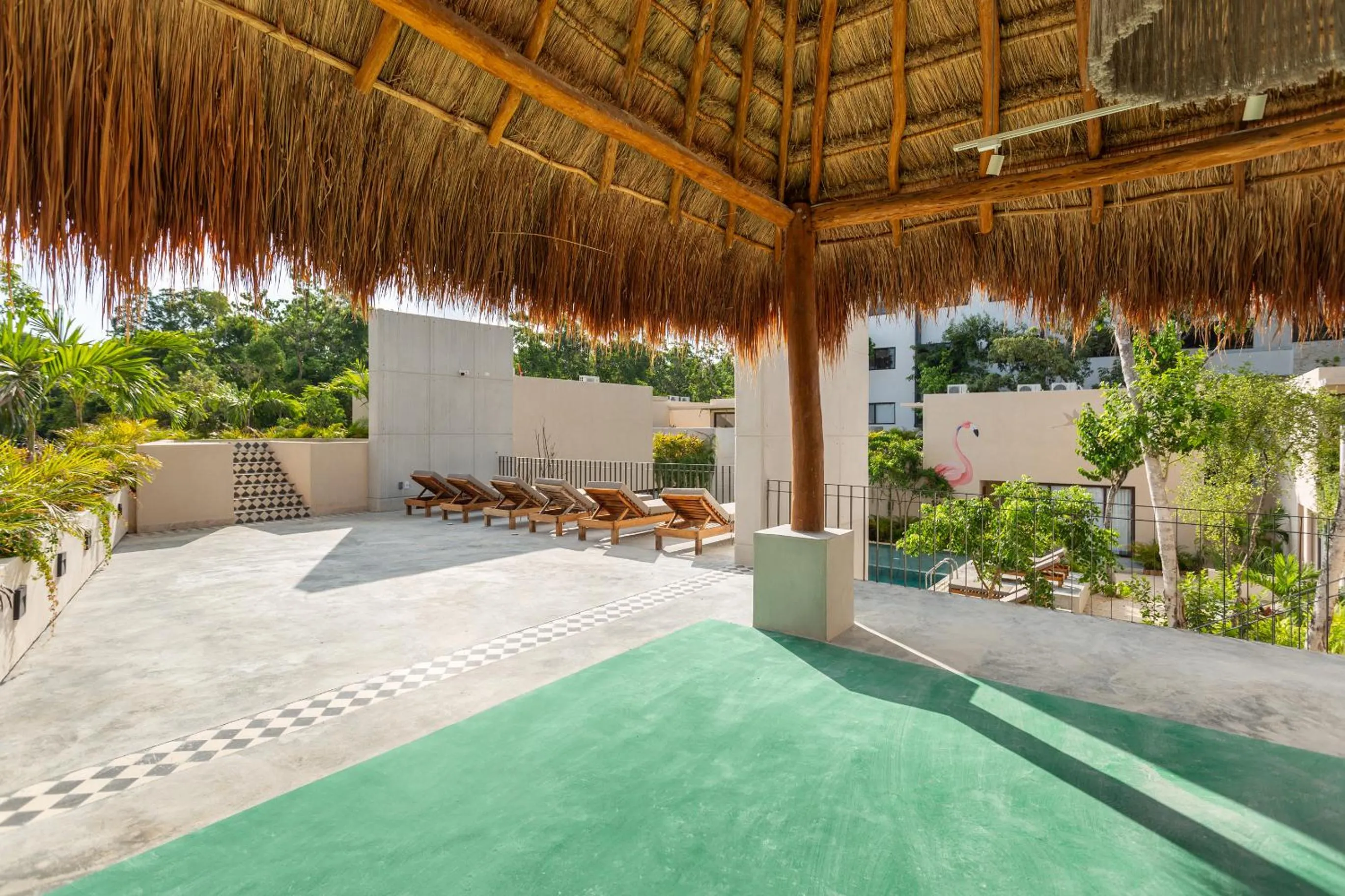 Patio in Collection O Faisano Boutique Luxury Hotel, Tulum Beach
