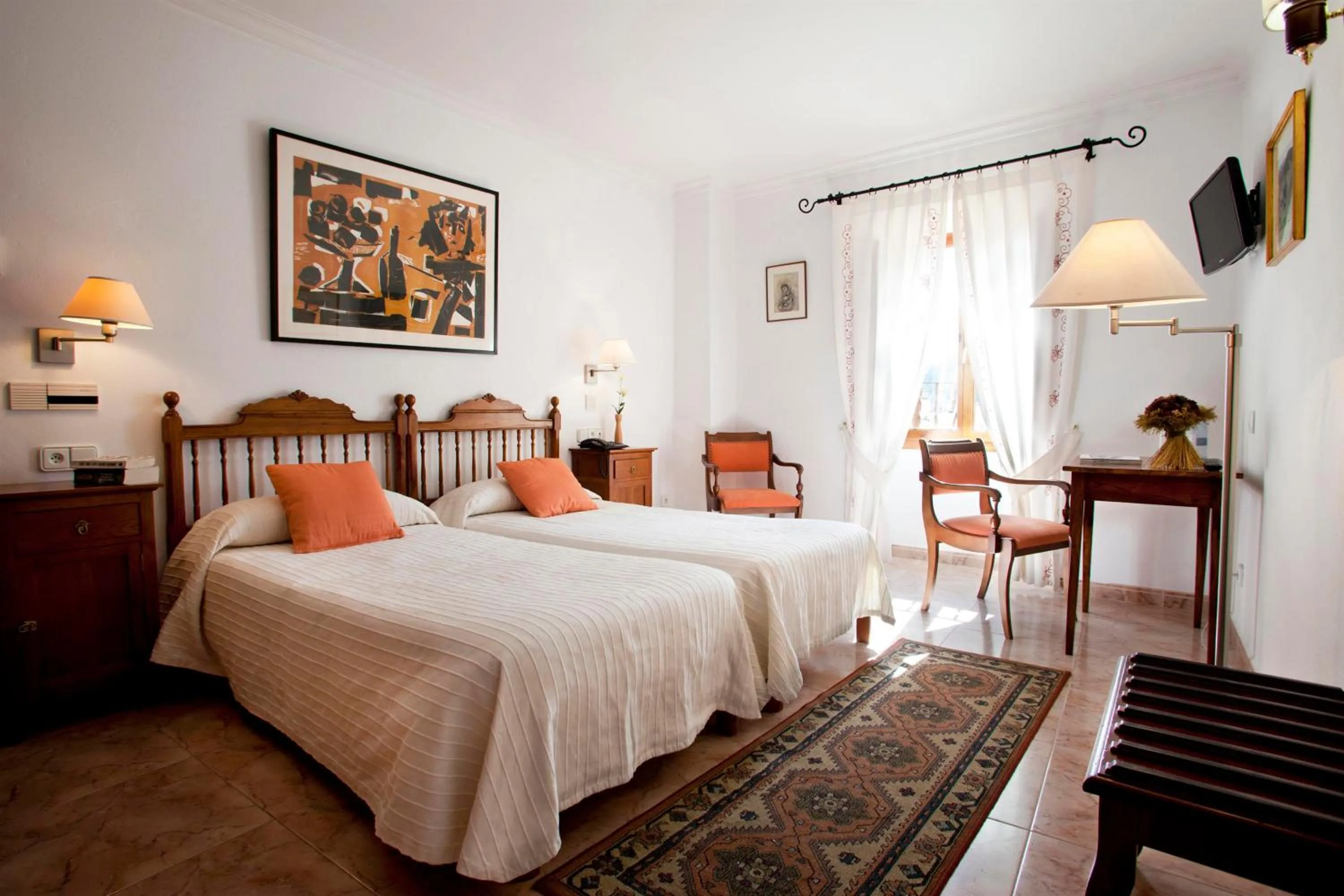 Bed in Juma Historic Hotel