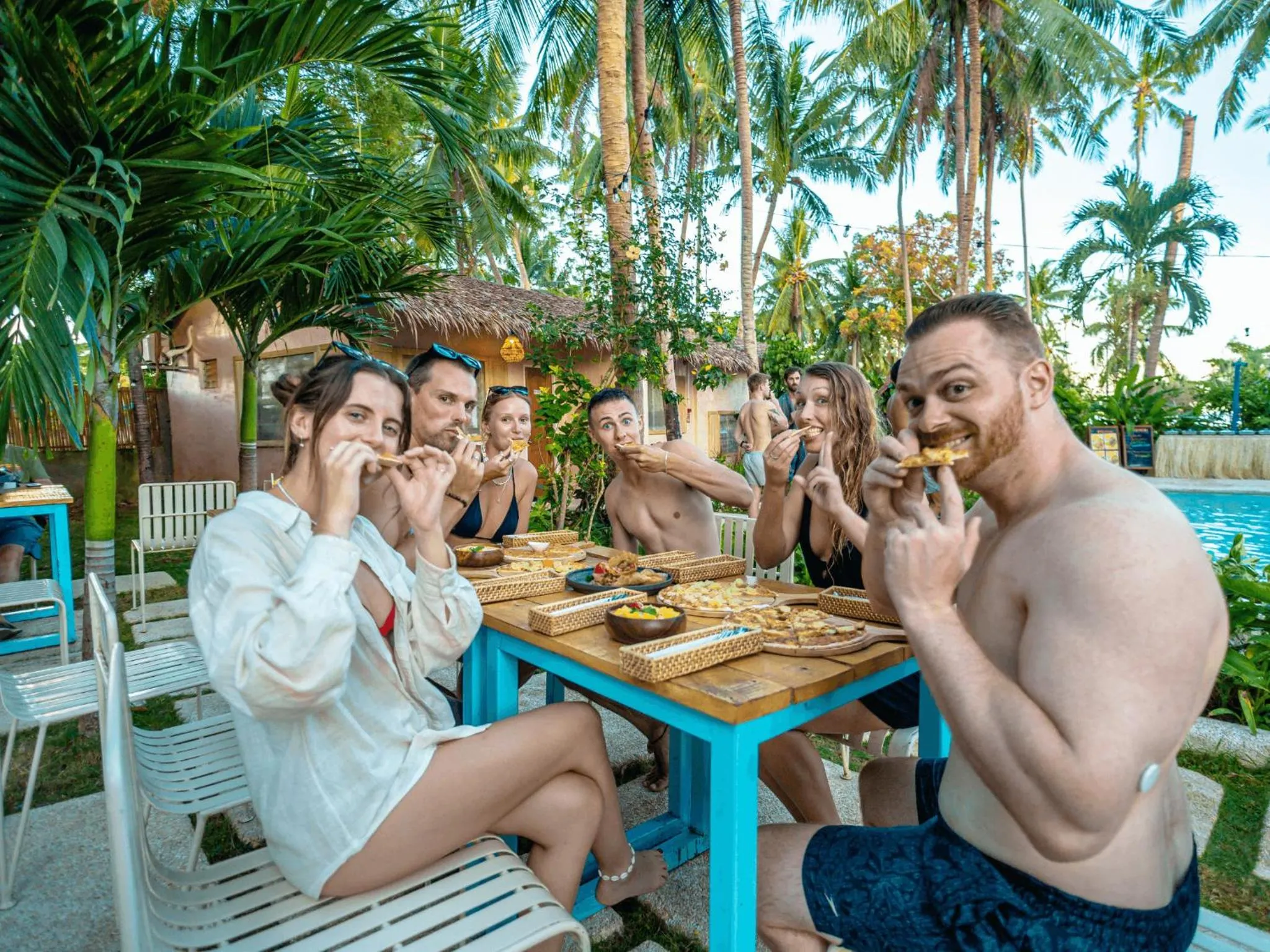 Garden in Mad Monkey Panglao