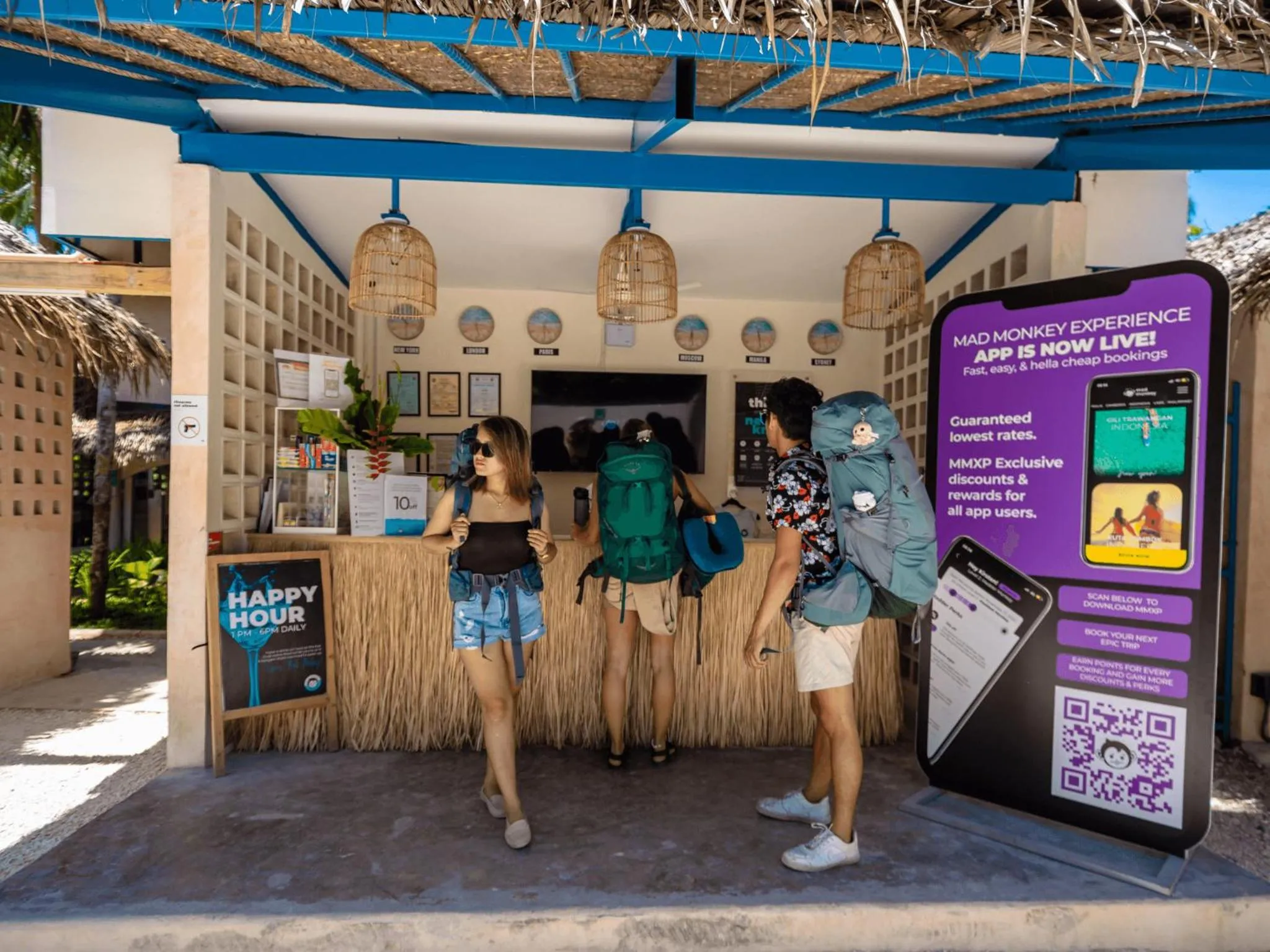 Lobby or reception in Mad Monkey Panglao